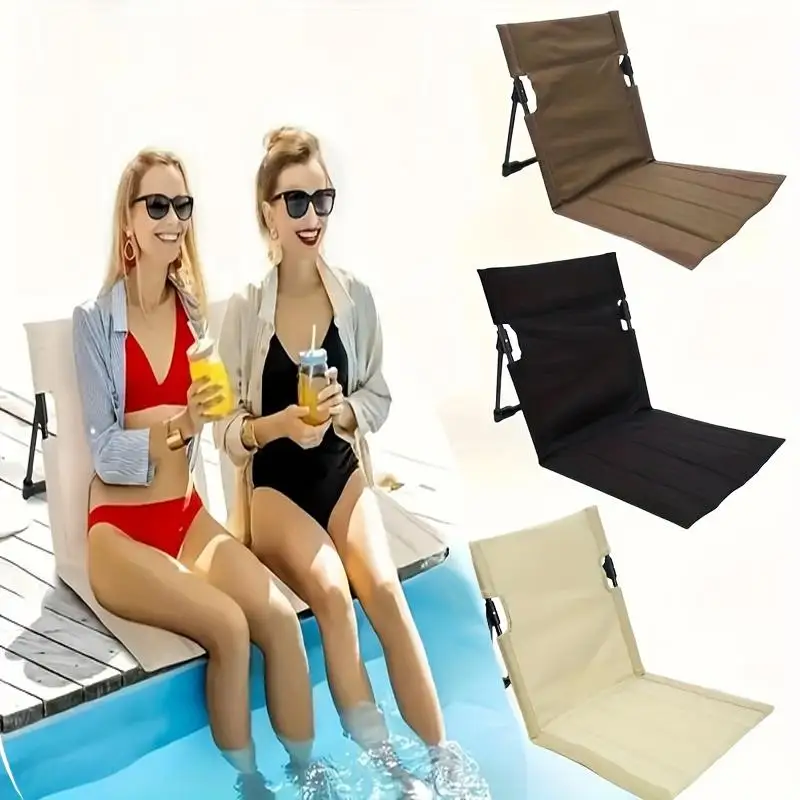 Praktischer Outdoor-Camping-leichter, bequemer Klappstuhl, Park, Freizeit, Strandkorb, tragbarer einzelner Lazy Chair, Rückenlehnenstuhl