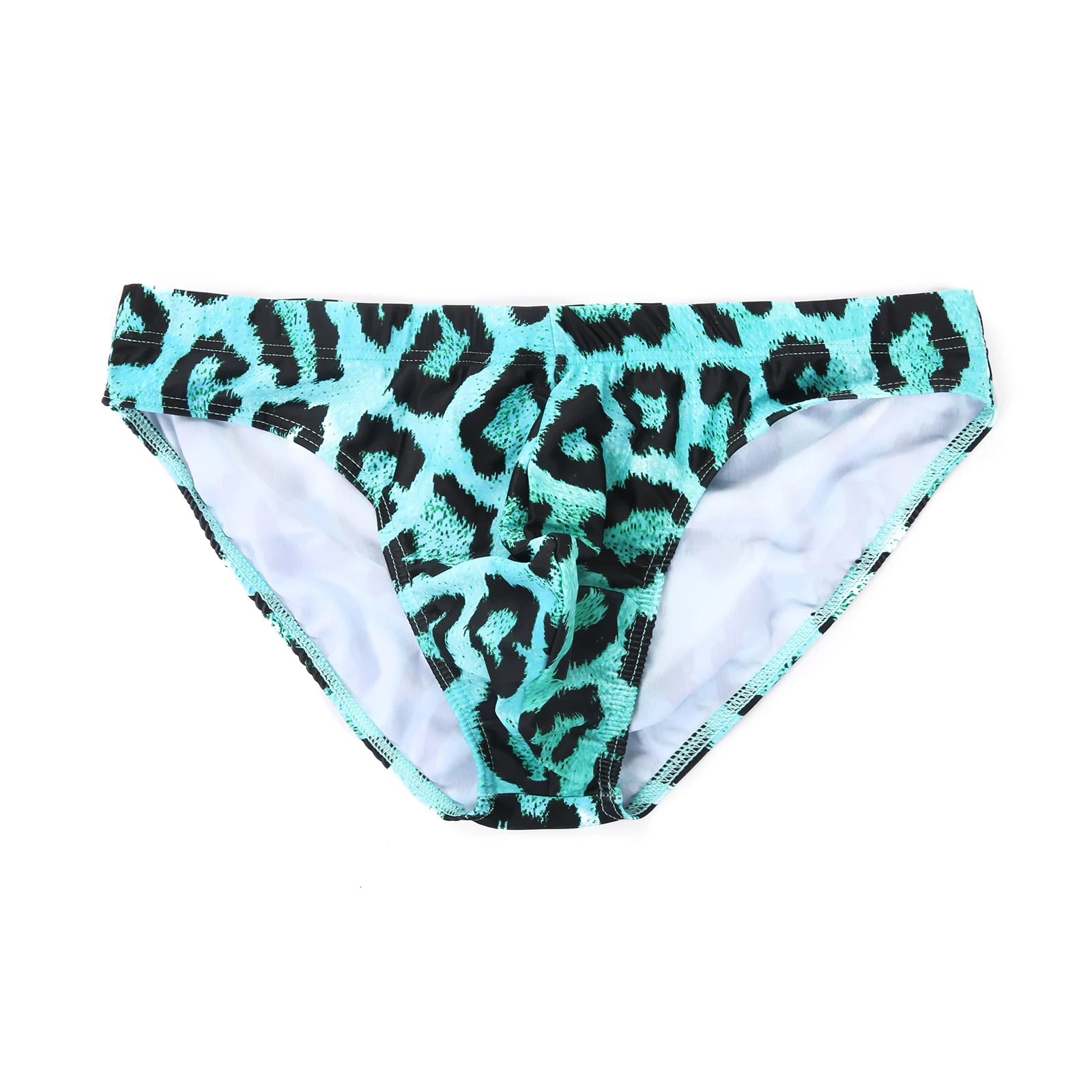 Männer Sexy Schwimmen Briefs Badeanzug Bikini Mann Leopard Bademode Badehose Badeanzug Bademode Sonnenbaden Shorts Image