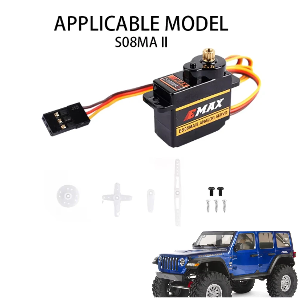 1/3/5 PCS EMAX ES08MAII 12G Metal Gear Micro Servo Mini Servo für Autos Schiffe Hubschrauber und Flugzeuge RC Hobbys