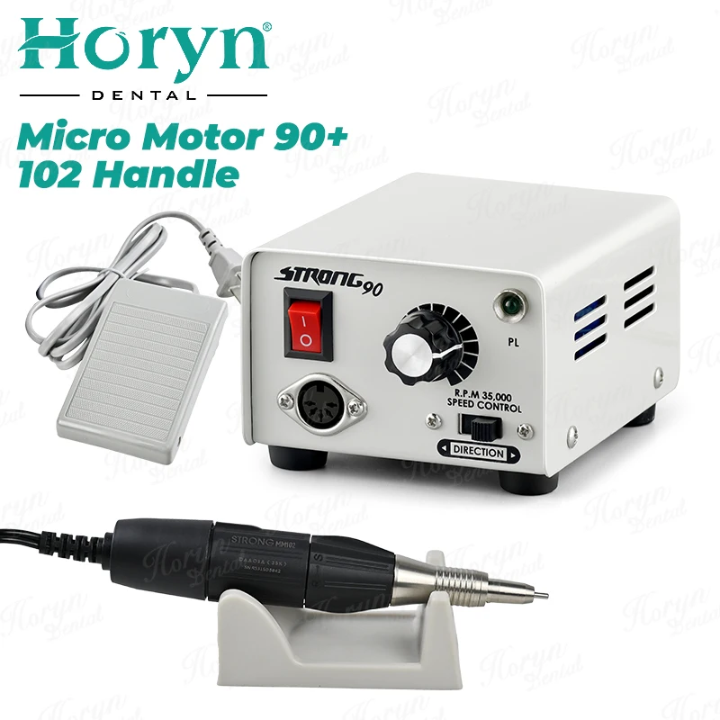 STARKER 90-Steuerkasten Mikromotor 102LN Bürste 45000 U/min Dental-Mikromotor Handstücke Elektrisches Polierwerkzeug Image