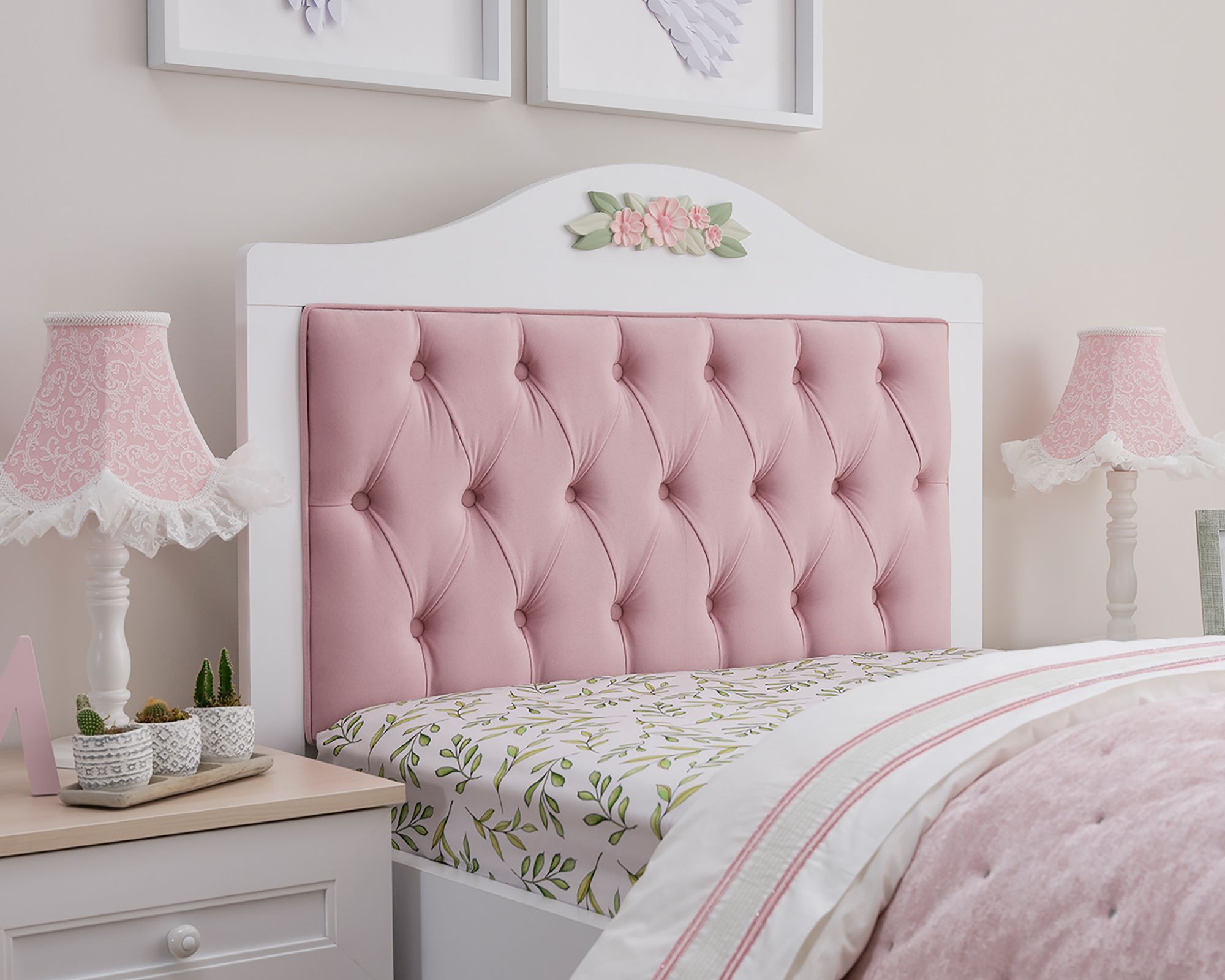 INFANSKIDS »Bianca« Polster für Kopf-/Fußteil Bettbreite 120 cm / rosa Image