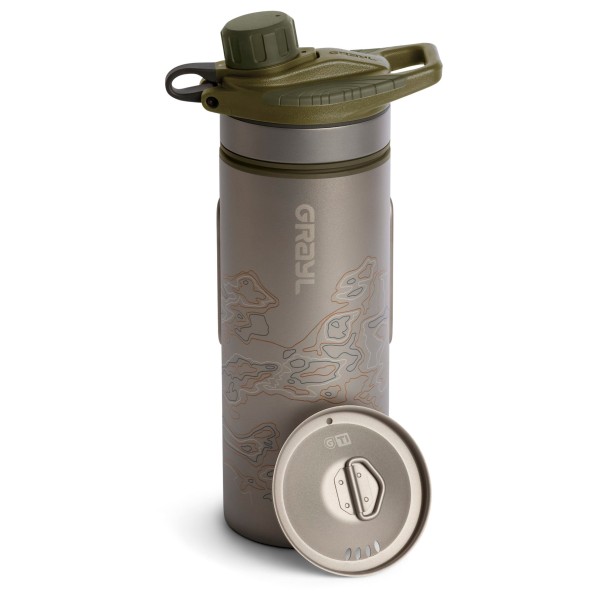 GRAYL - GeoPress Purifier Titanium Bottle - Wasserfilter Gr 710 ml grün