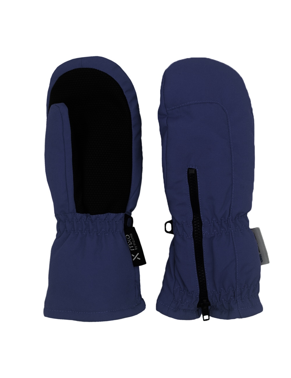 Fäustlinge MAXIMO, Baby, Gr. 5, blau (navy), Stoff, Kunstfaser, Handschuhe, mit Reißverschluß, atmungsaktiv, beschichtet, langer Schaft Image