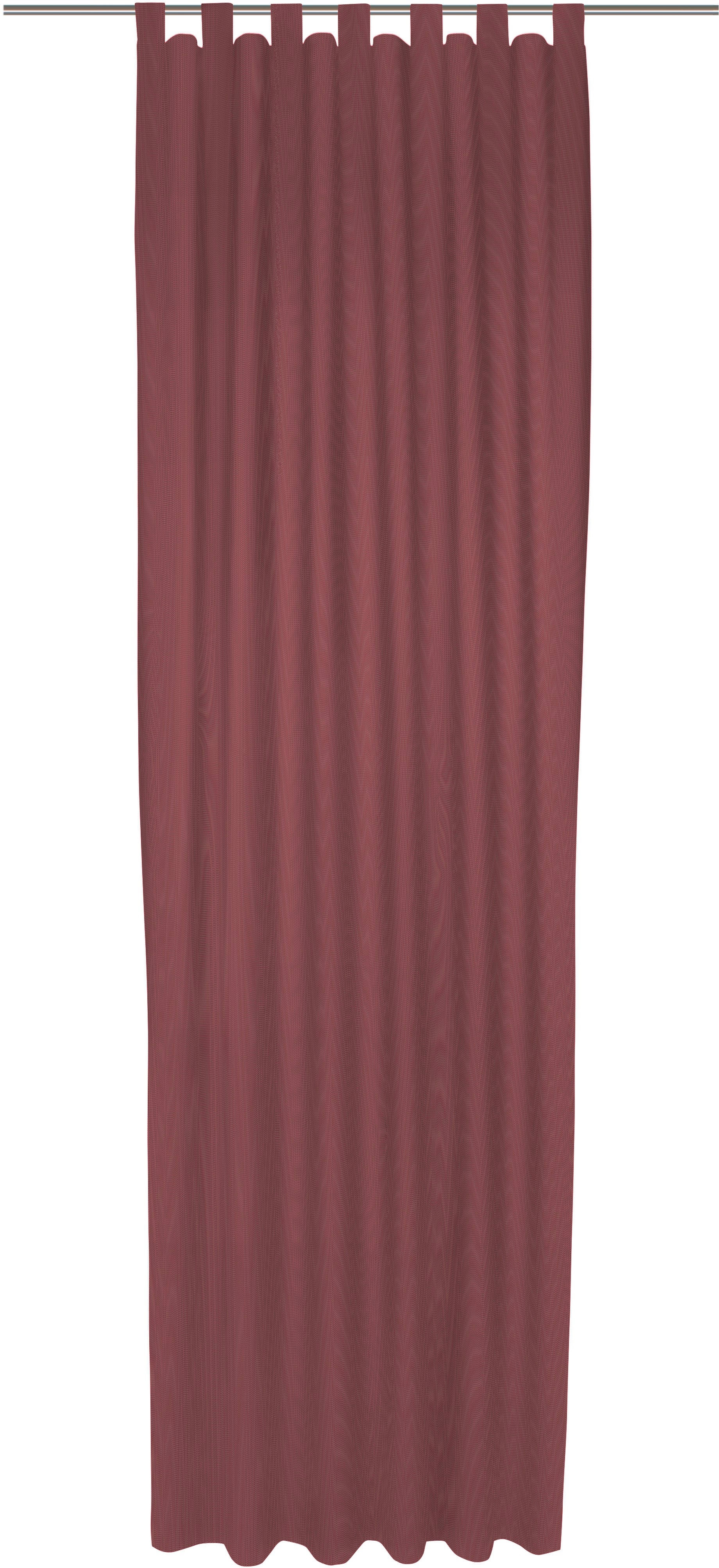 Vorhang ADAM "Uni Collection", rot, B:142cm H:345cm, Baumwolle (Bio-Baumwolle), Gardinen, Blickdichter aus 100% Bio-Baumwolle Image