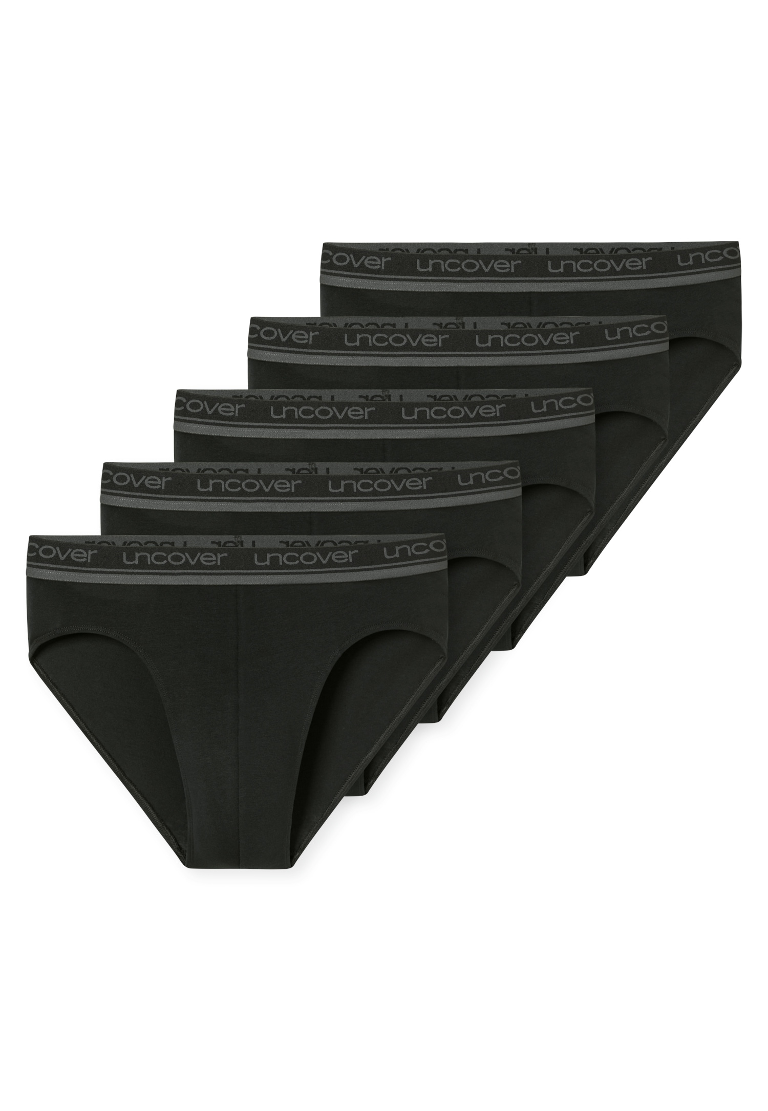 Rioslip UNCOVER BY SCHIESSER "Uncover Cotton", Herren, Gr. XL, 000, schwarz, Single Jersey, Obermaterial: 95% Baumwolle, 5% Elasthan, körpernah, Unterhosen, ohne Eingriff, Single Jersey, elastisch, Multipack Image