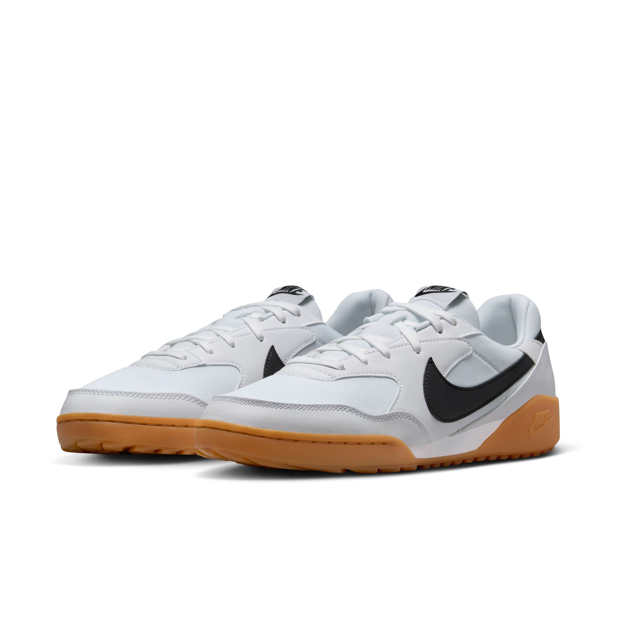Sneaker NIKE SPORTSWEAR "TERRA MANTA", Gr. 46, weiß, schwarz, gum light braun, Synthetik, Textil, Schuhe