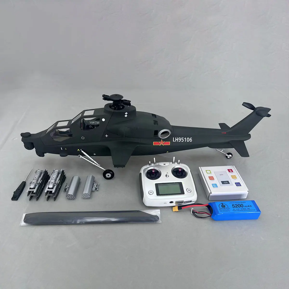 Roban 470 Größe RTF 2 Blätter CAIC Z-10 RC GPS Helicopter X1 Flugsteuerungssystem