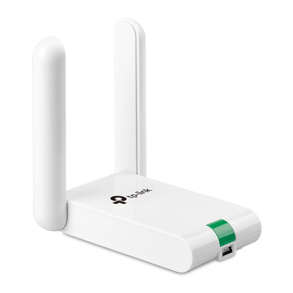 TP-LINK TL-WN822N, Adattatore WiFi USB, Wireless N 300Mbps, alta sensibilità, 2 antenne da 3dBi, cavo da 1,5 m, rete, WPS, QSS