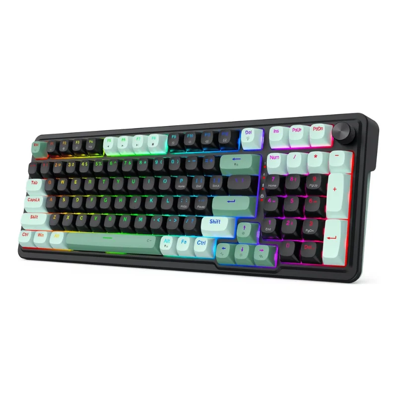 Redragon K686 HE Rapid Trigger Gaming 98 Tasten 8K kabelgebundene mechanische Tastatur, Next-Gen UltraMag 100 % POM seidiger Magnetschalter Image