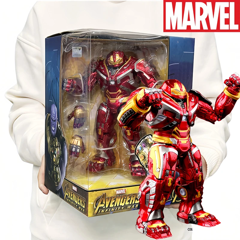 26 cm LED ZD Original Iron Man Hulkbuster MK44 Thanos Anniversary Memorial Sammeln Modell Action Figur Spielzeug Geschenk