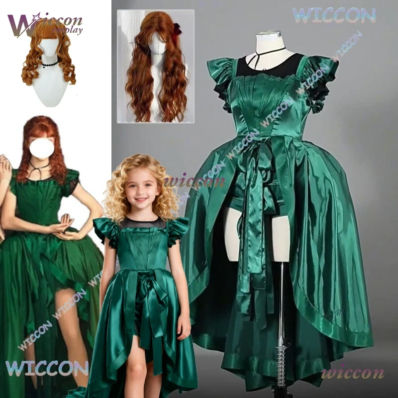 Mädchenkleidung Mi. Enid Cosplay Agnes Cosplay DeMille Sinclair Kleid Halloween Kostüme Retro Dancing Court Gala Abendkleid Image