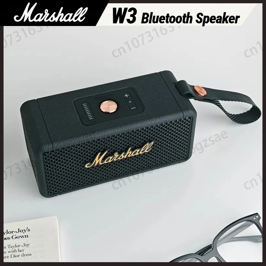 Nuovo altoparlante portatile wireless retrò Marshall W3 Sistema HiFi per bassi potenti Subwoofe Sound Box Altoparlanti classici con spedizione veloce