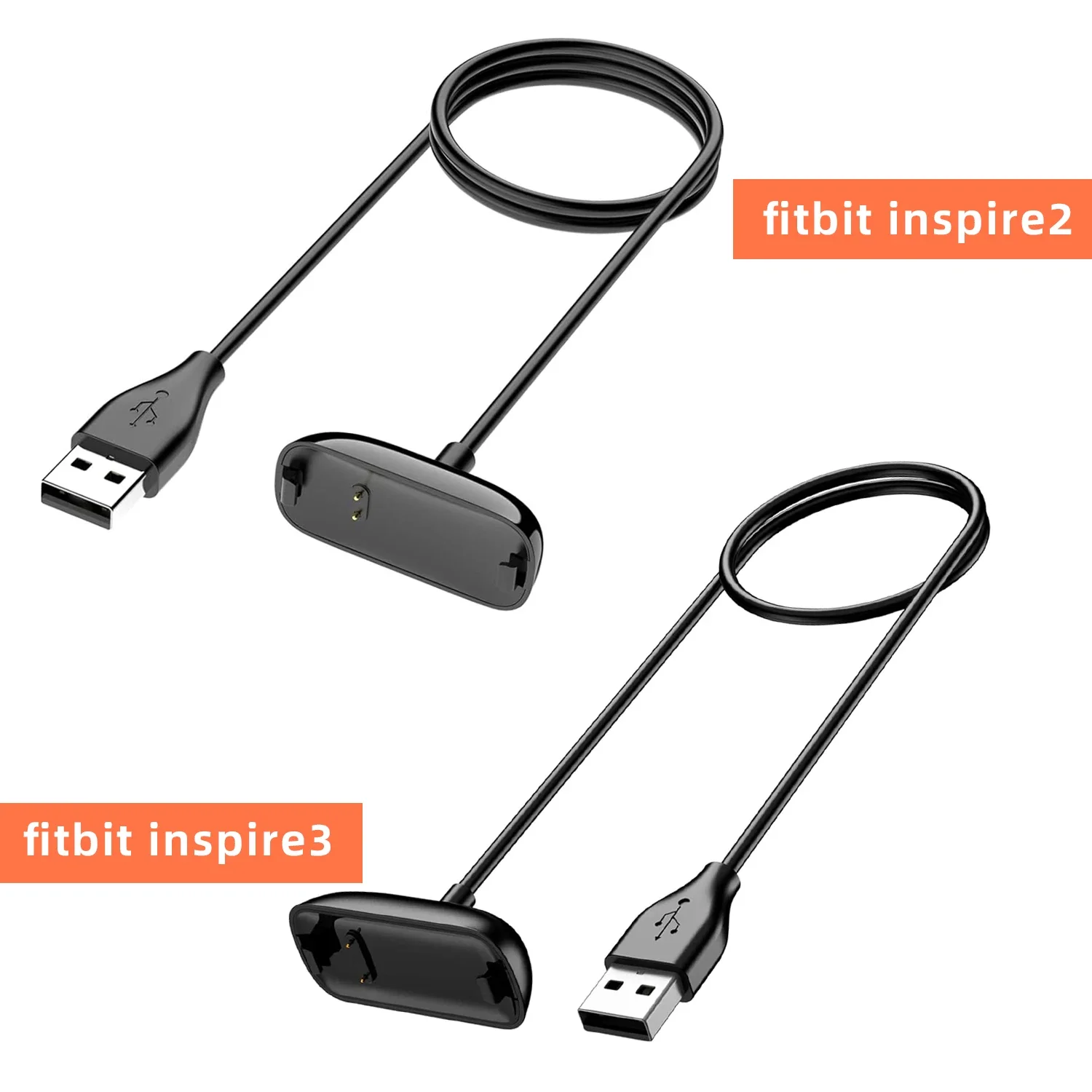 For Fitbit Inspire 1/2 / Ace 3 / Fitbit Inspire3 USB Charger Smartwatch Accessories Fast Charger Replacement Charger