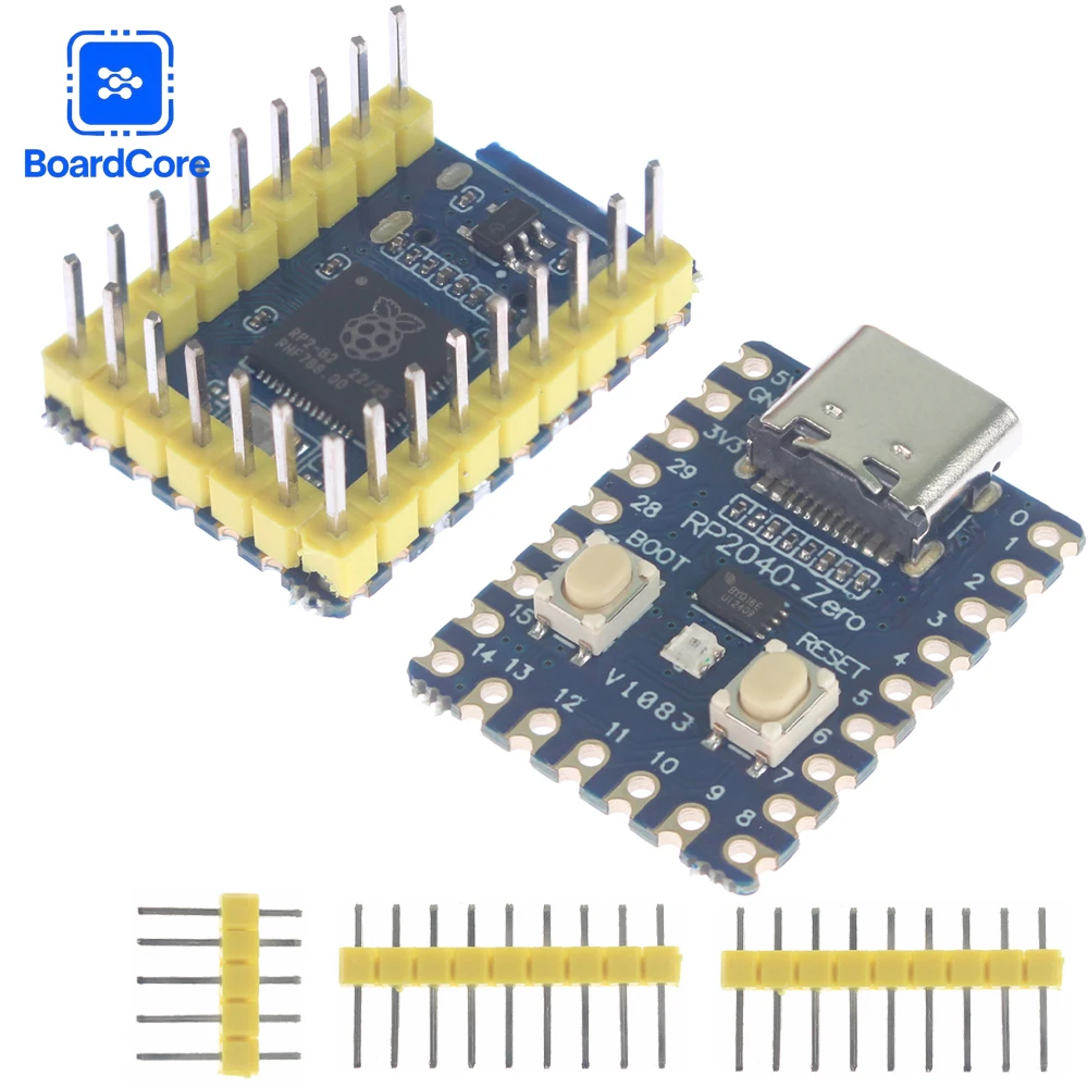 RP2040-Zero für Raspberry Pi Mikrocontroller PICO Development Board Modul RP2040 Dual-core Cortex M0 + Prozessor 2 MB Flash Image