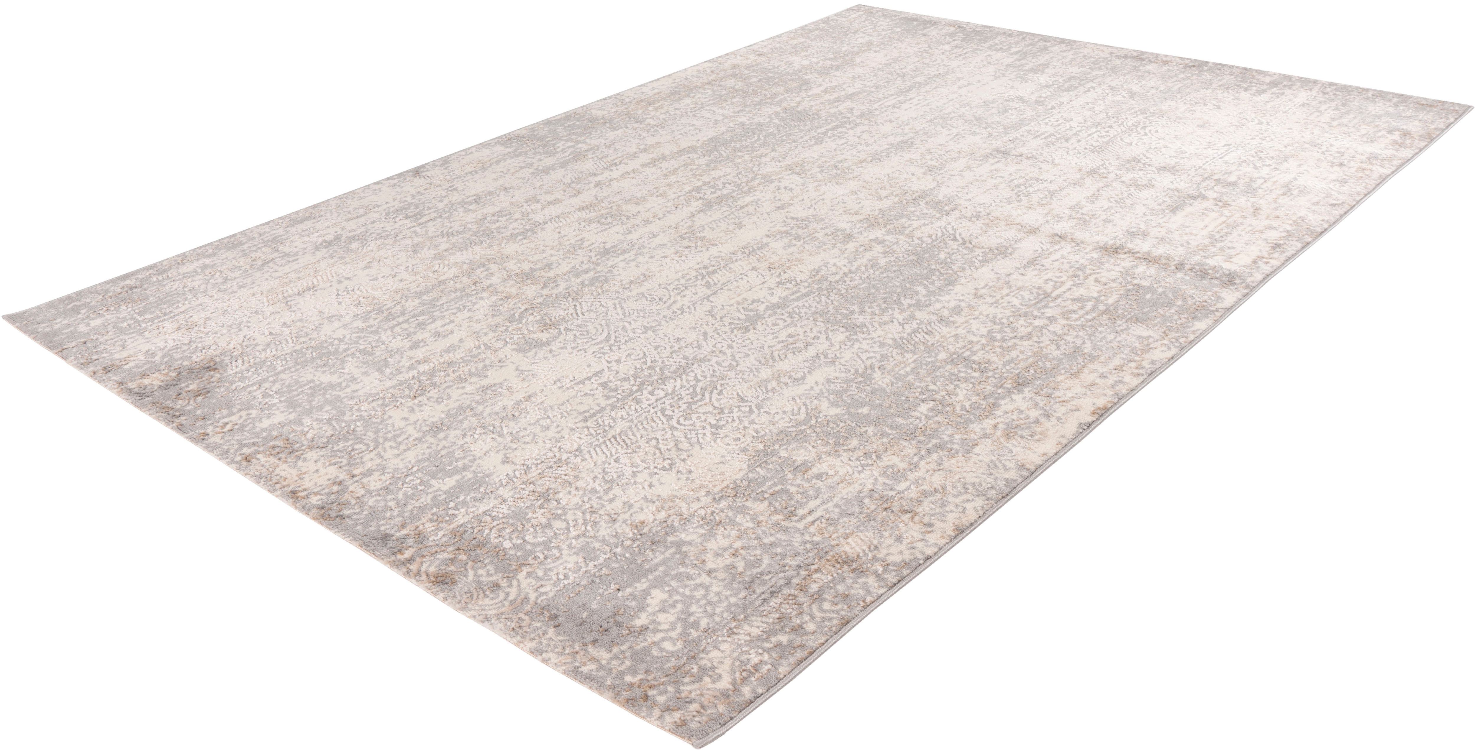 Teppich OBSESSION "My Salsa 692", grau (taupe), B:80cm H:8mm L:150cm, Polypropylen (PP), Teppiche, Kurzflor, modernes Design, 3D-Effekt Image