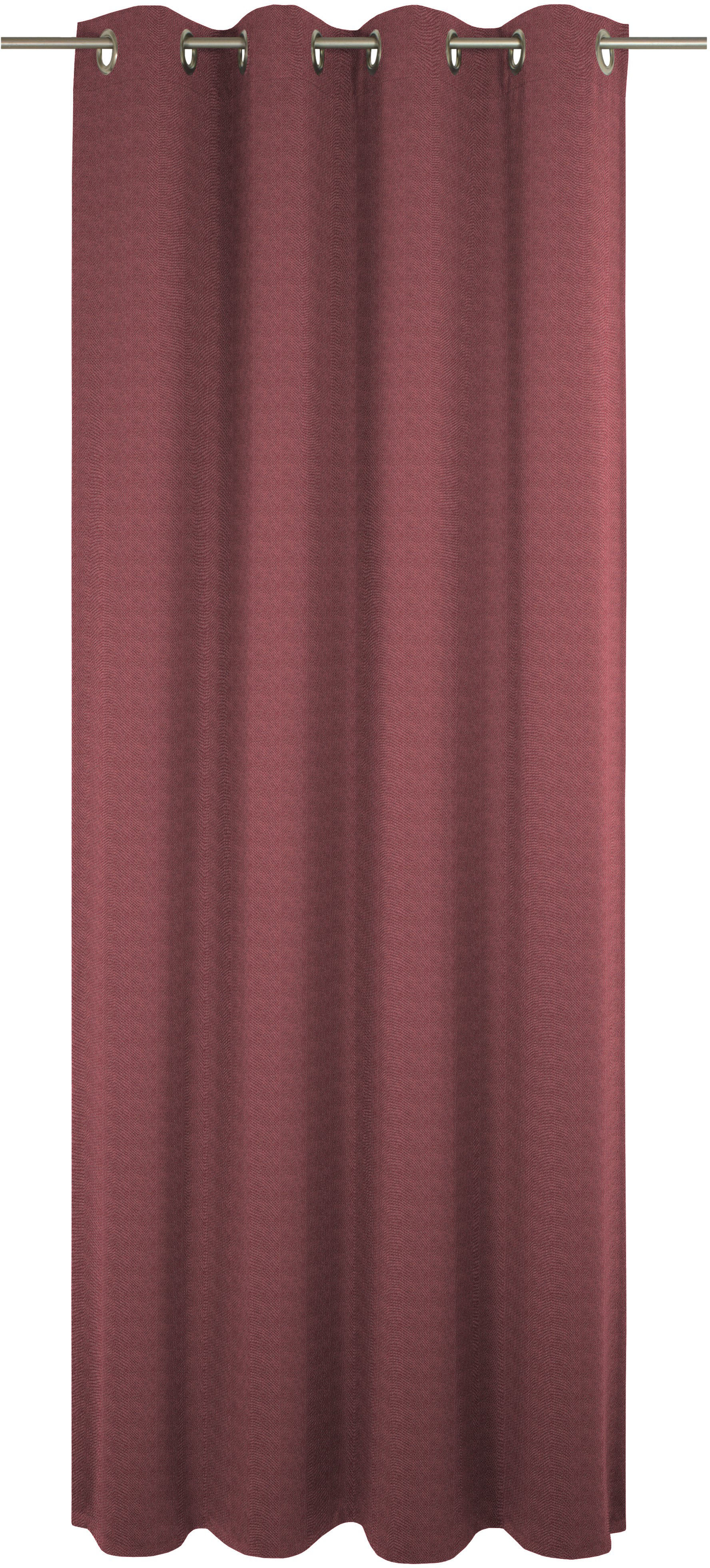 Vorhang ADAM "Uni Collection", rot, B:142cm H:295cm, Baumwolle (Bio-Baumwolle), Gardinen, Blickdichter aus 100% Bio-Baumwolle Image