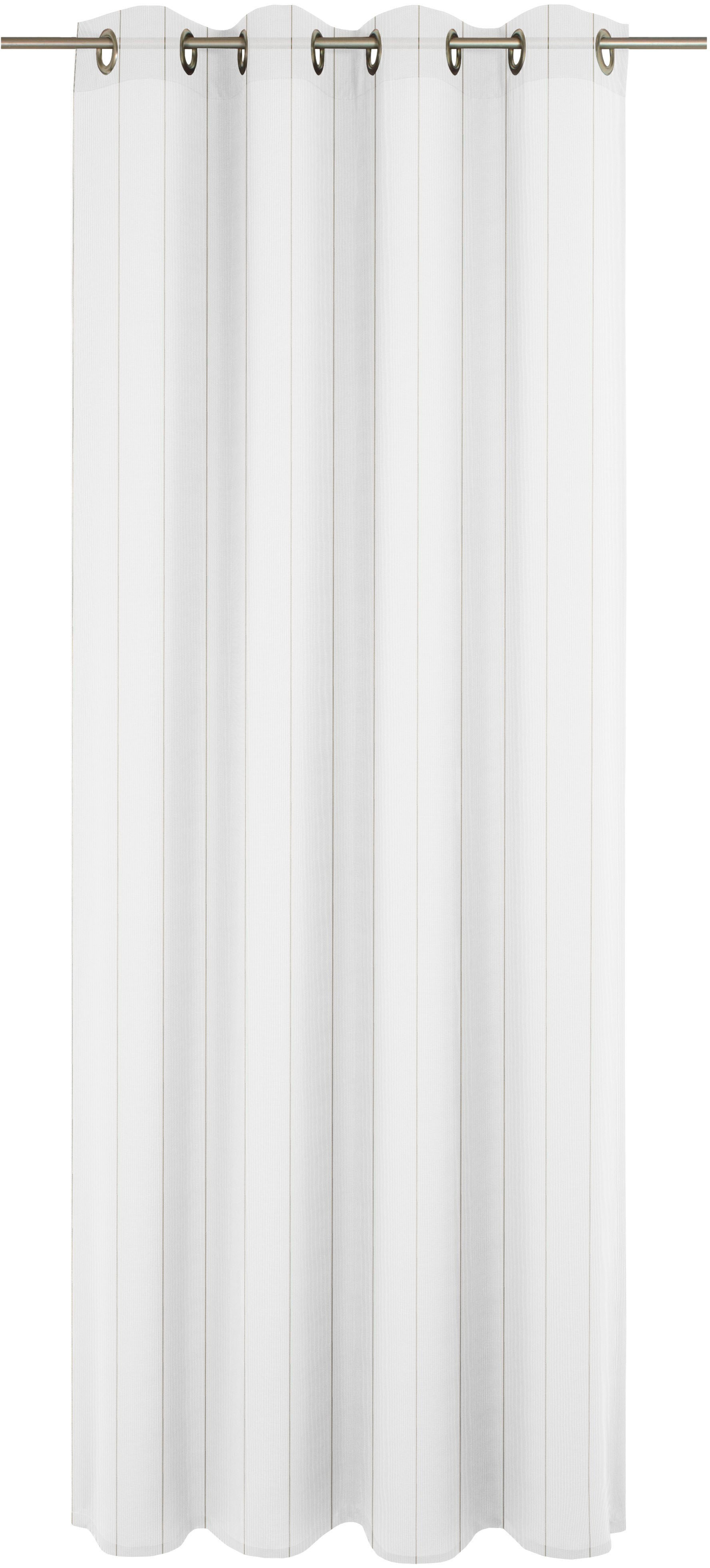 Gardine WIRTH "Chiara" Gr. 2, silber (silberfarben, goldfarben), B:140cm H:175cm, Jacquard, Polyester, Gardinen Image