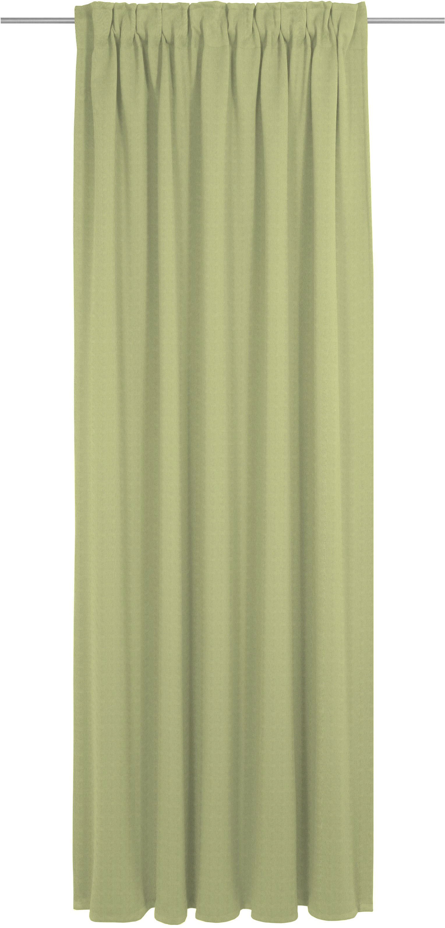 Vorhang ADAM "Uni Collection", grün, B:142cm H:295cm, Baumwolle (Bio-Baumwolle), Gardinen, Blickdichter aus 100% Bio-Baumwolle Image