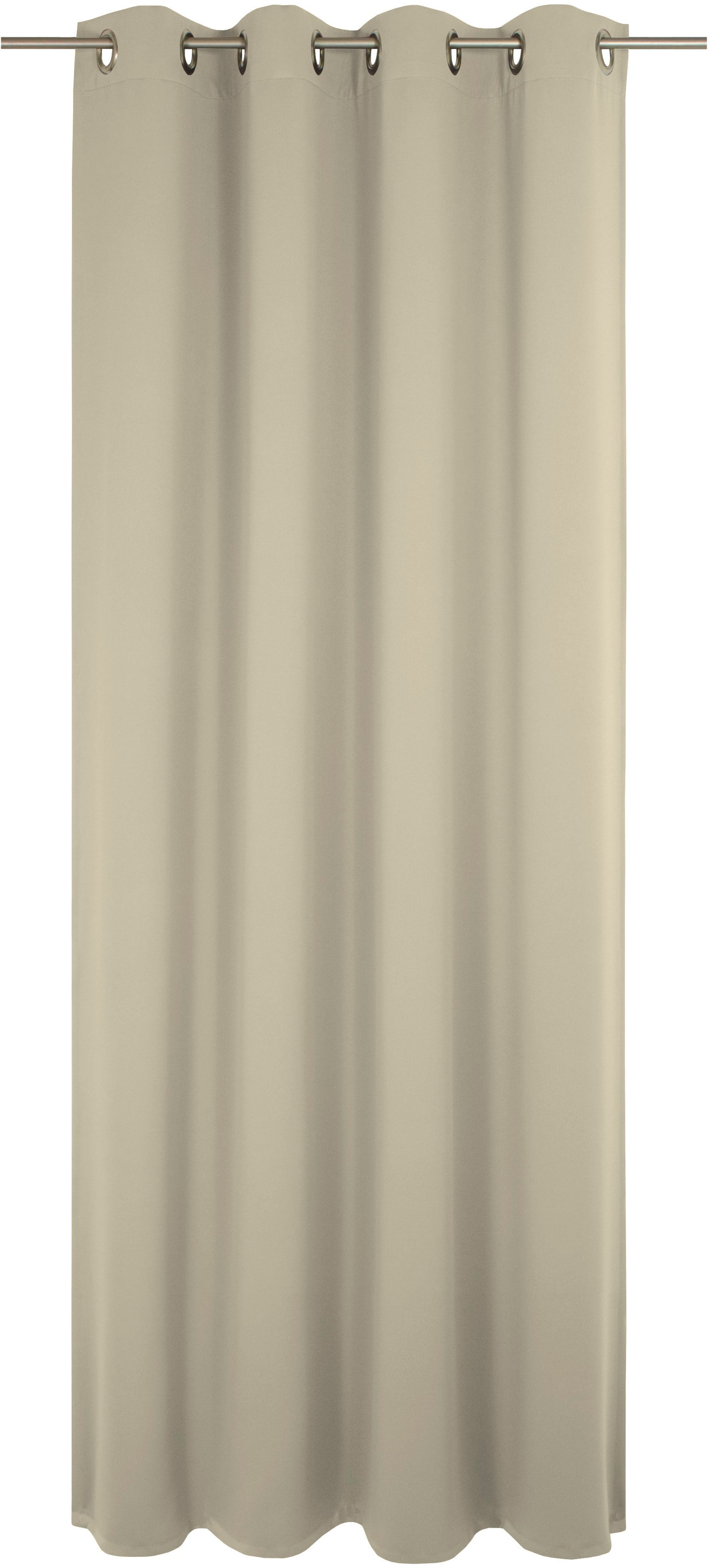 Vorhang WIRTH "Newbury", grau (taupe), B:130cm H:255cm, Baumwolle, Polyester, Gardinen, nach Maß Image