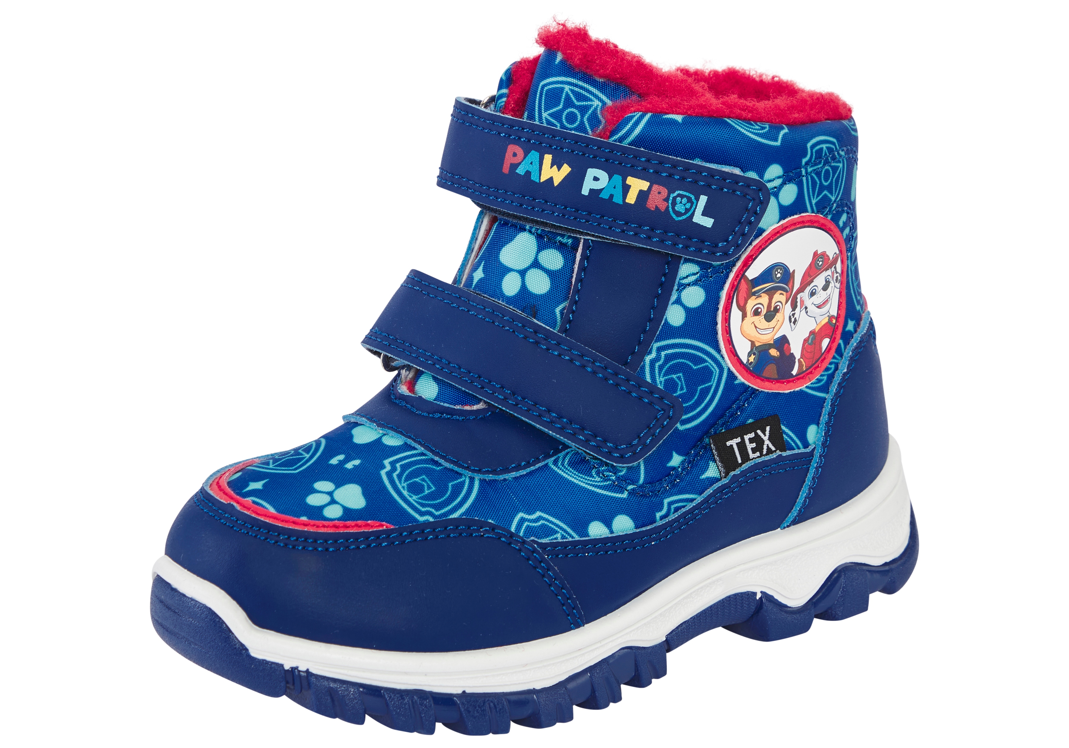 Winterboots DISNEY "PAW PATROL", Damen, Gr. 28, blau, Synthetik, Textil, Schuhe, Winterschuhe, Winterstiefel, Snowboots, wasserdicht & gefüttert Image