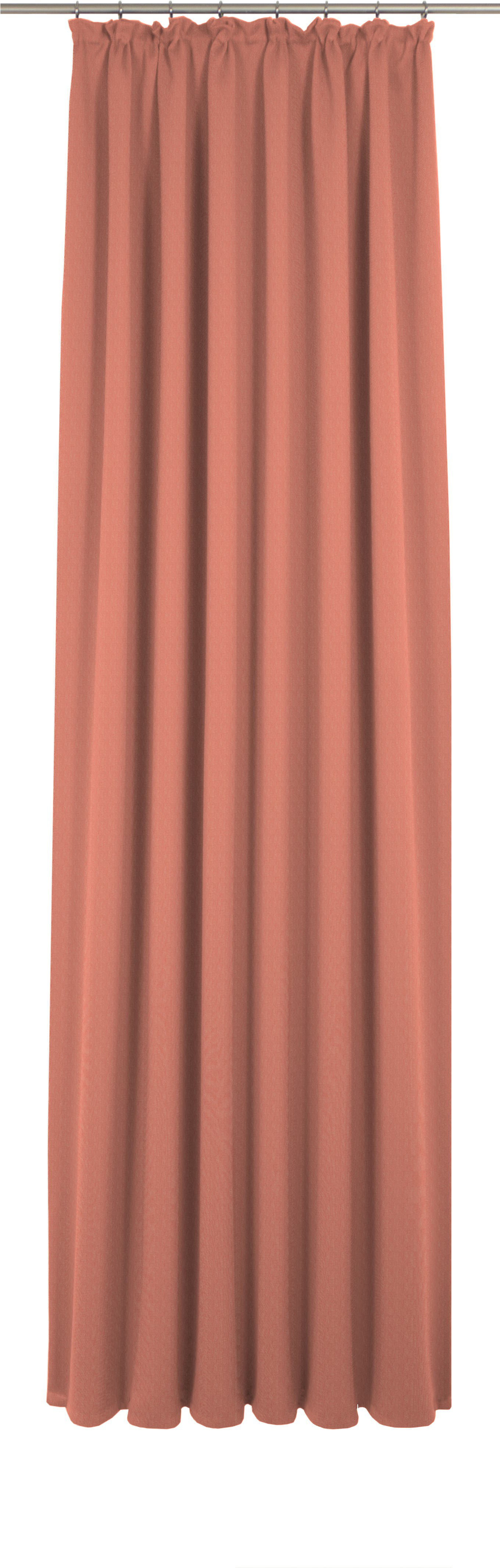 Vorhang ADAM "Uni Collection light", orange, B:142cm H:325cm, Baumwolle (Bio-Baumwolle), Gardinen, aus 100% Bio-Baumwolle Image