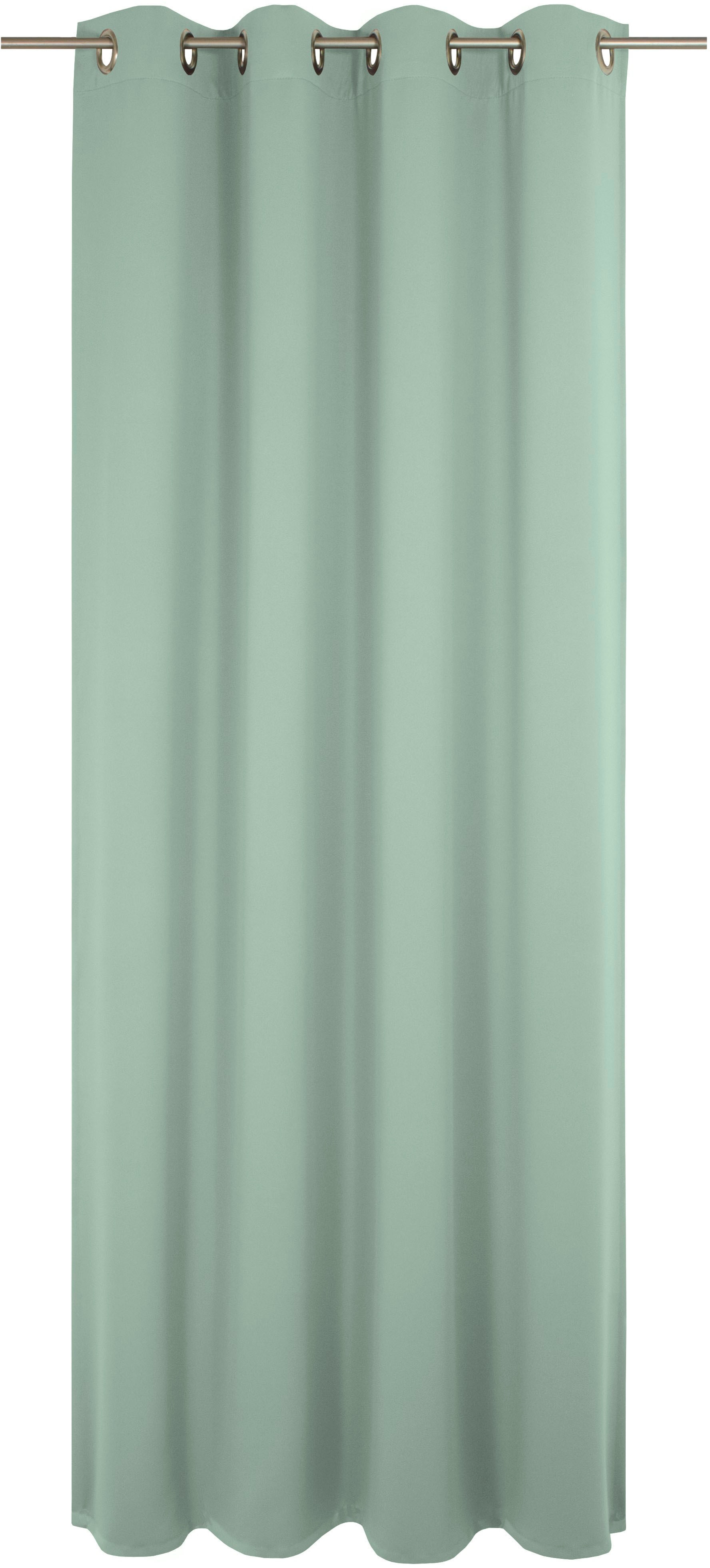 Vorhang WIRTH "Newbury", grün (mint), B:130cm H:285cm, Baumwolle, Polyester, Gardinen, nach Maß Image