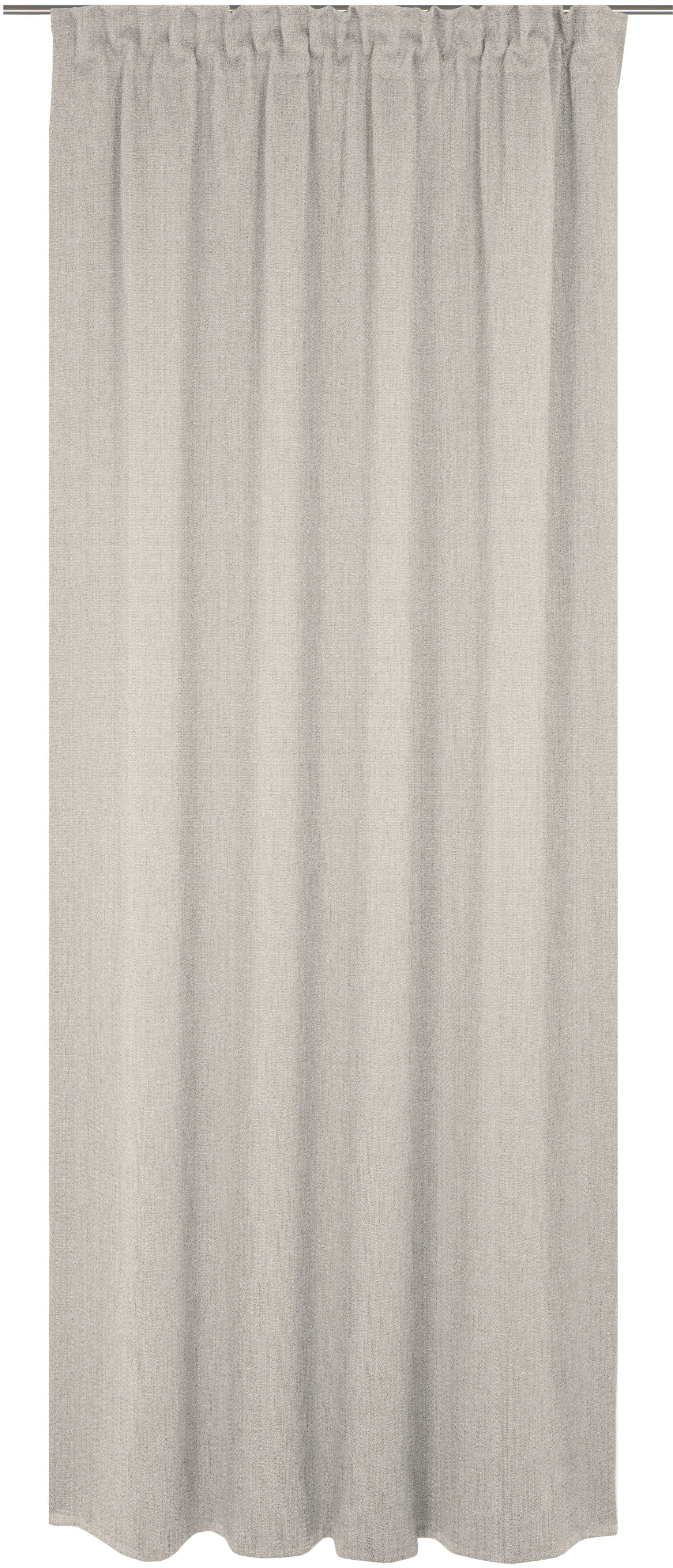 Vorhang WIRTH "Torbole" Gr. 1, gelb (ocker), B:132cm H:145cm, Jacquard, Baumwolle, Polyester, Gardinen Image