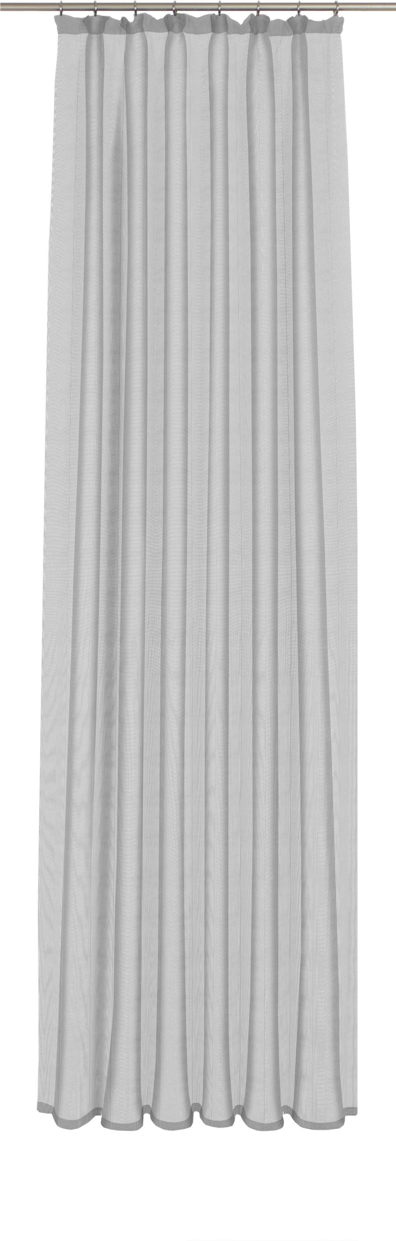 Gardine WIRTH "Chiara" Gr. 20, bunt (beige, grau), B:750cm H:245cm, Jacquard, Polyester, Gardinen Image