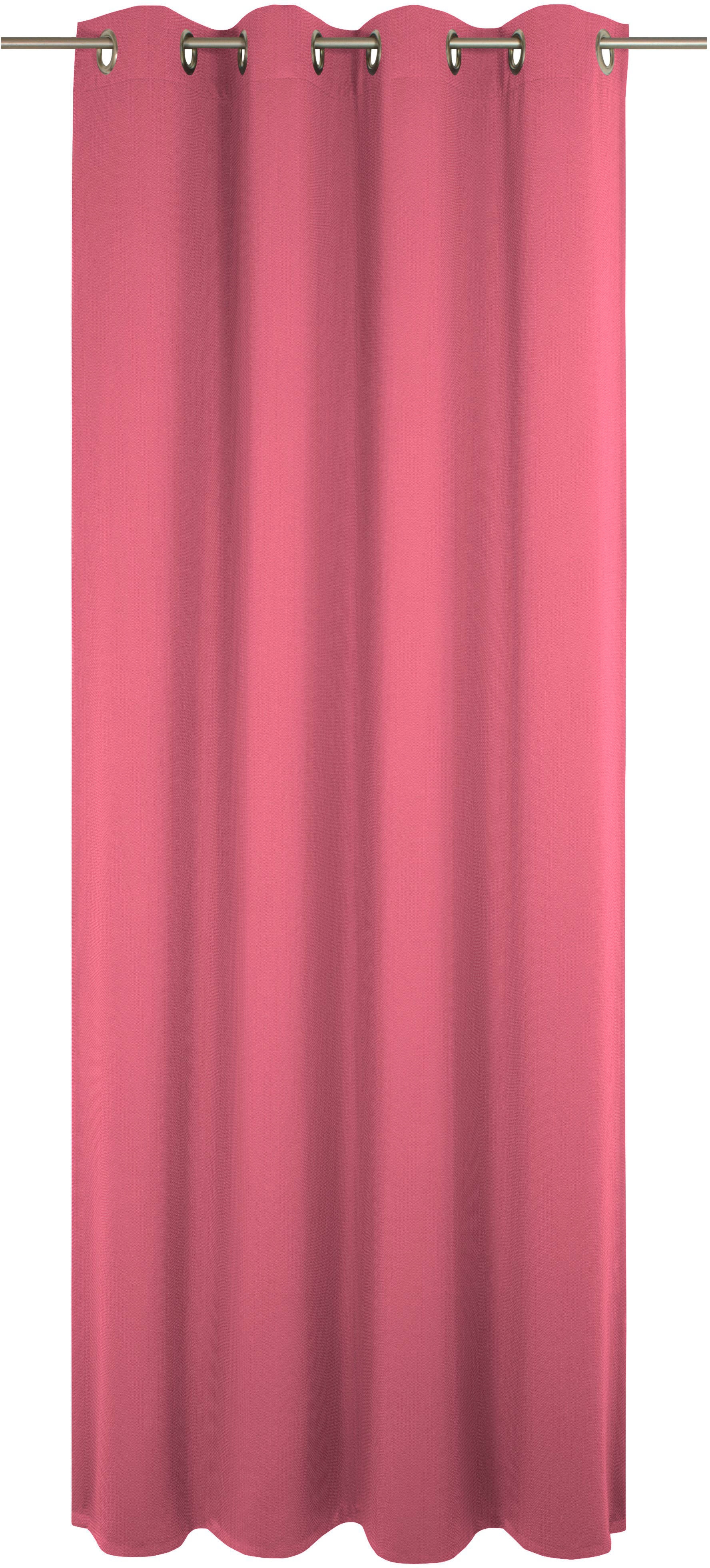 Vorhang ADAM "Uni Collection", pink, B:142cm H:325cm, Baumwolle (Bio-Baumwolle), Gardinen, Blickdichter aus 100% Bio-Baumwolle Image