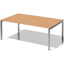 Bisley Chefarbeitsplatz/Konferenztisch Cito BxTxH 200x120x74cm buche/silber Image