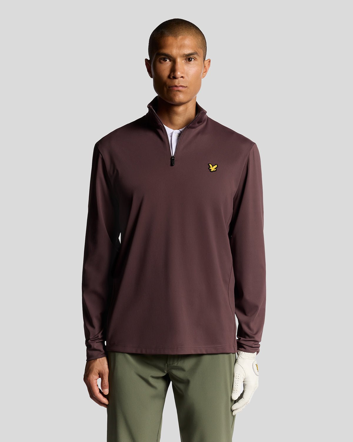 Lyle & Scott Golfplatz-Mitteljacke - Lila Image