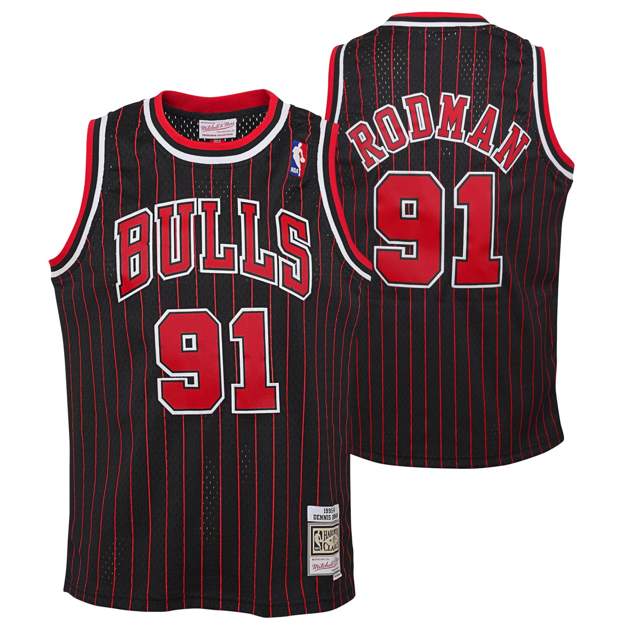 Maillot Mitchell & Ness Hardwood Classic Alternate des Chicago Bulls - Jeune - unisexe Taille: L (14/16)