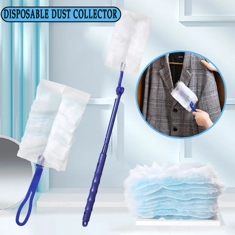 Einweg-Staubsammler, lang und kurz, flauschig, ultrafeine Fasern, für Zuhause, Geschäft, einfach und praktisch, kein Reinigungsmittel erforderlich Image