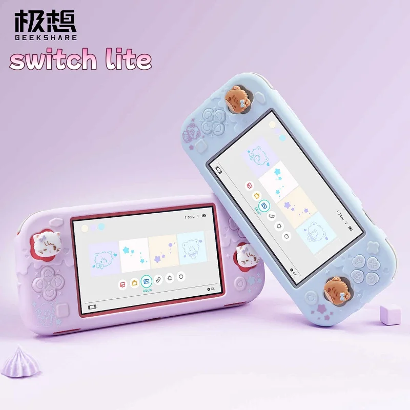 Original Switch Lite Schutzhülle Cartoon Custom Graffiti Niedliche Mikko Soft Shell Lite Schutzhülle Spiel Anime Peripheriegeräte Image