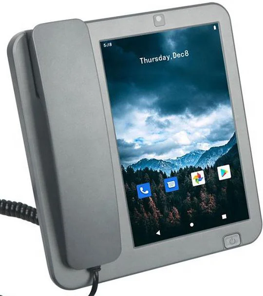 Haus Büro Sim Karte GSM LTE 4G Feste Drahtlose Desktop Telefon Android WiFi Hotspot Smart Video Schnurlose Telefon Image