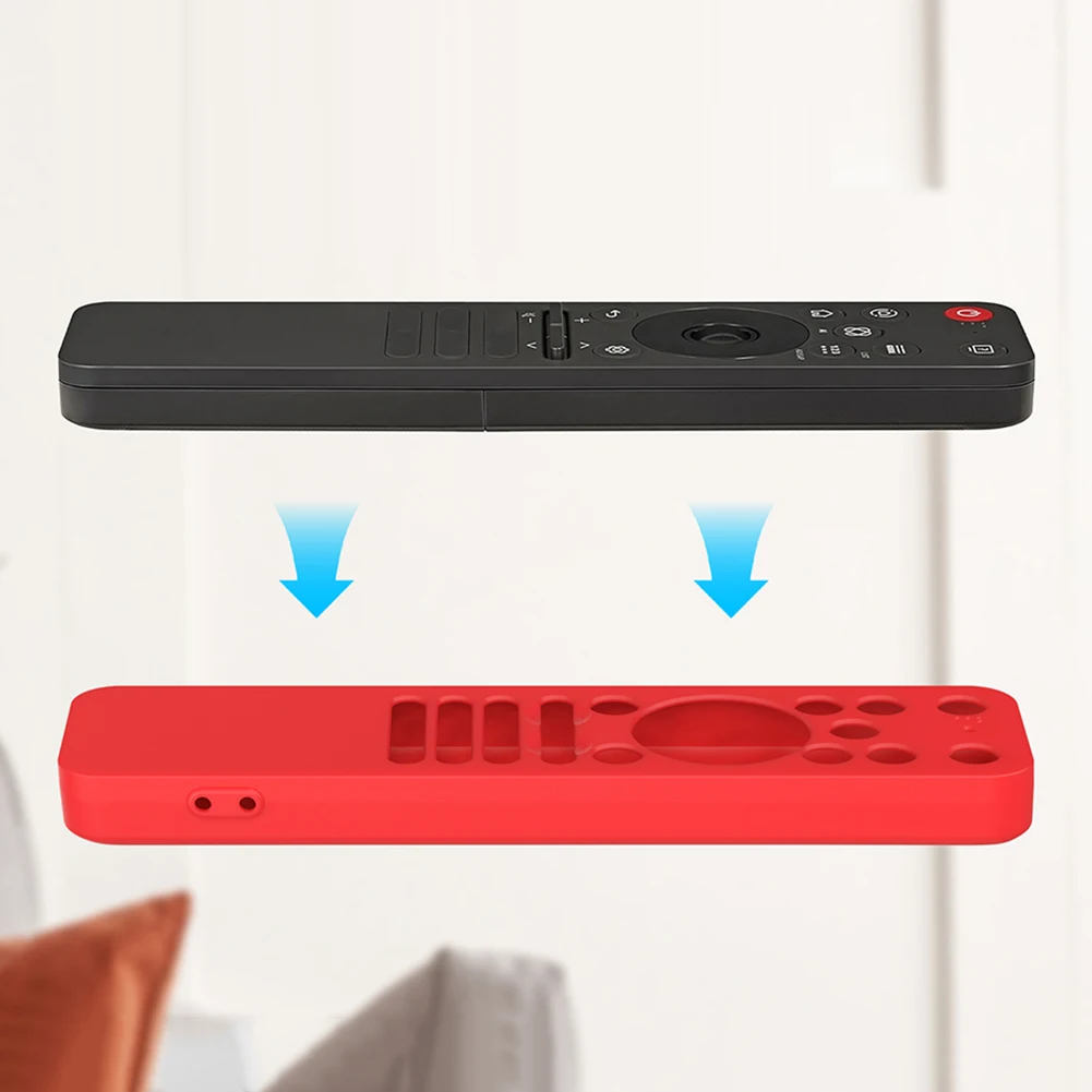 Silikonhülle, rutschfeste Fernbedienungshülle, leicht, stoßfest, Silikonhülle, kompatibel mit 2025, LG OLED Smart TV Image