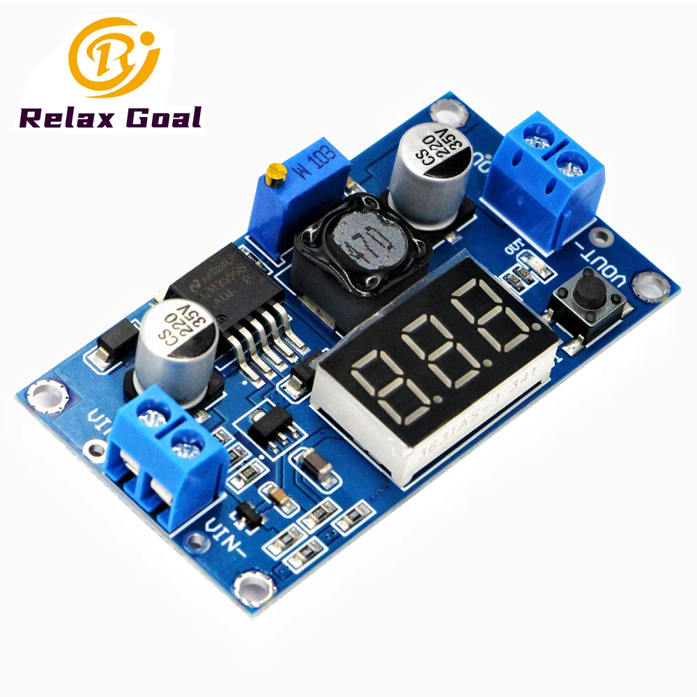 LM2596 DC-DC Abwärtswandler Spannungsregler 4V ~ 40 bis 1,3V-37V LED-Anzeige Voltmeter Buck-Adapter Einstellbare Stromversorgung Image