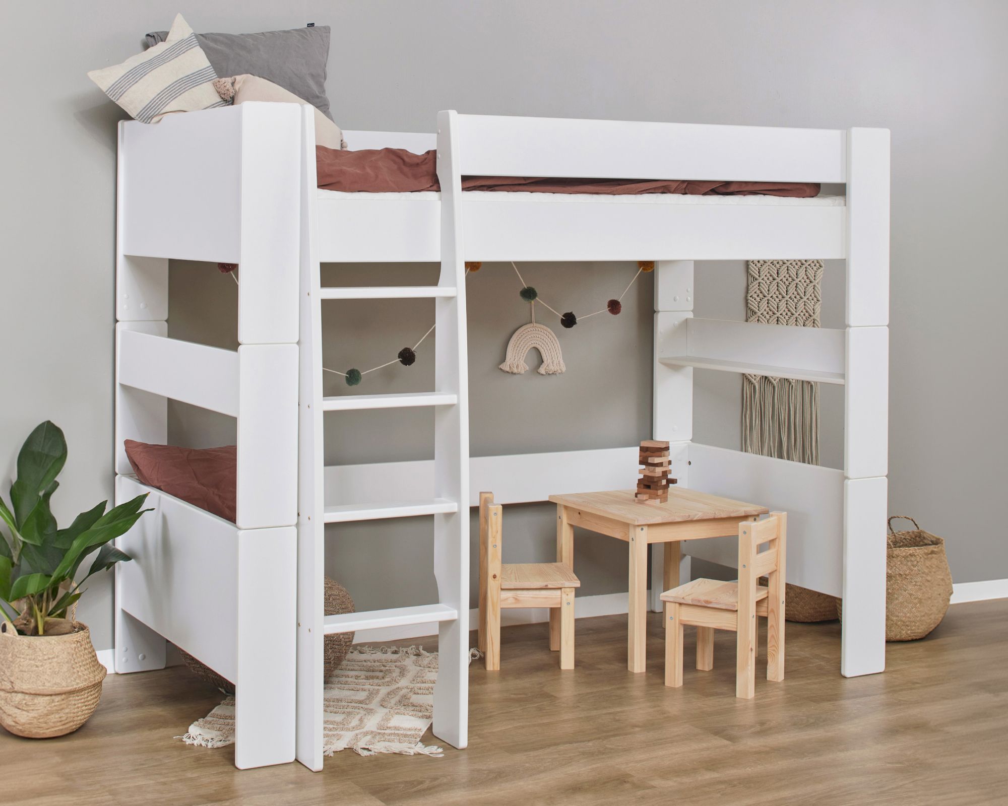 Steens For Kids »Hochbett« Weiß 164 cm Image