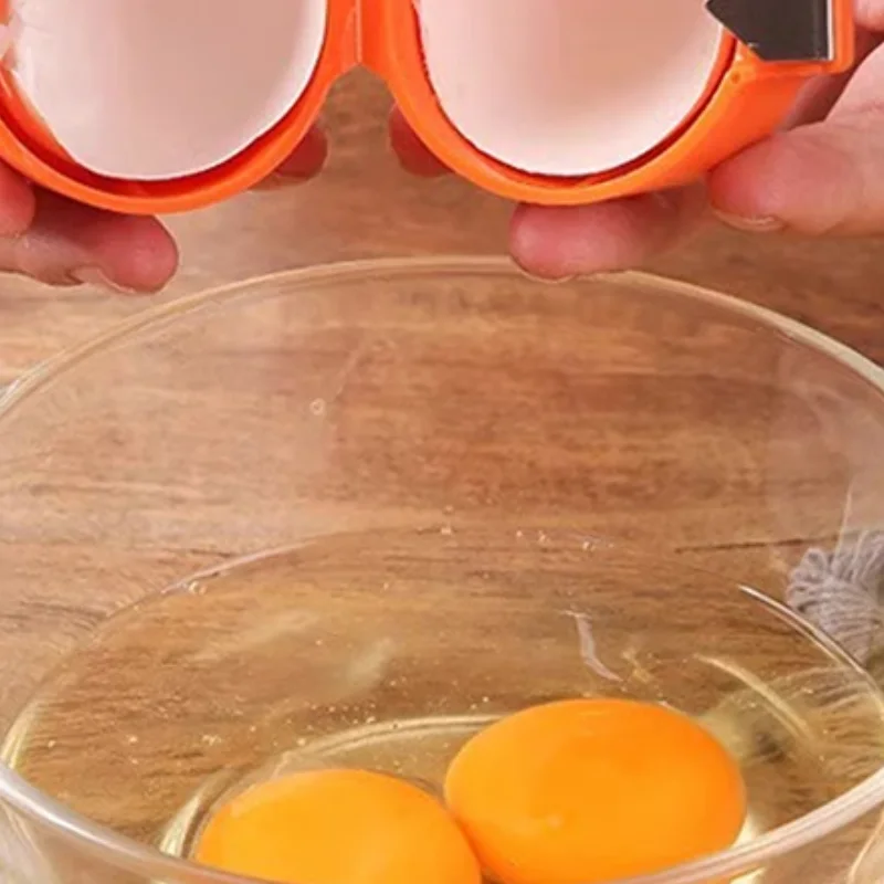 Eggshell Separator Handheld Eggshell Opener Household Egg Cutting Tool Portable Egg Cracking Tool For Home Kitchen Baking