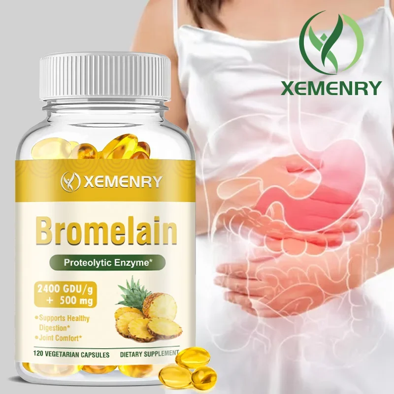Bromelain Capsules - Supports Nutritional Digestion, Immune Support, Improves Digestive Health, Relieves Joint Pain