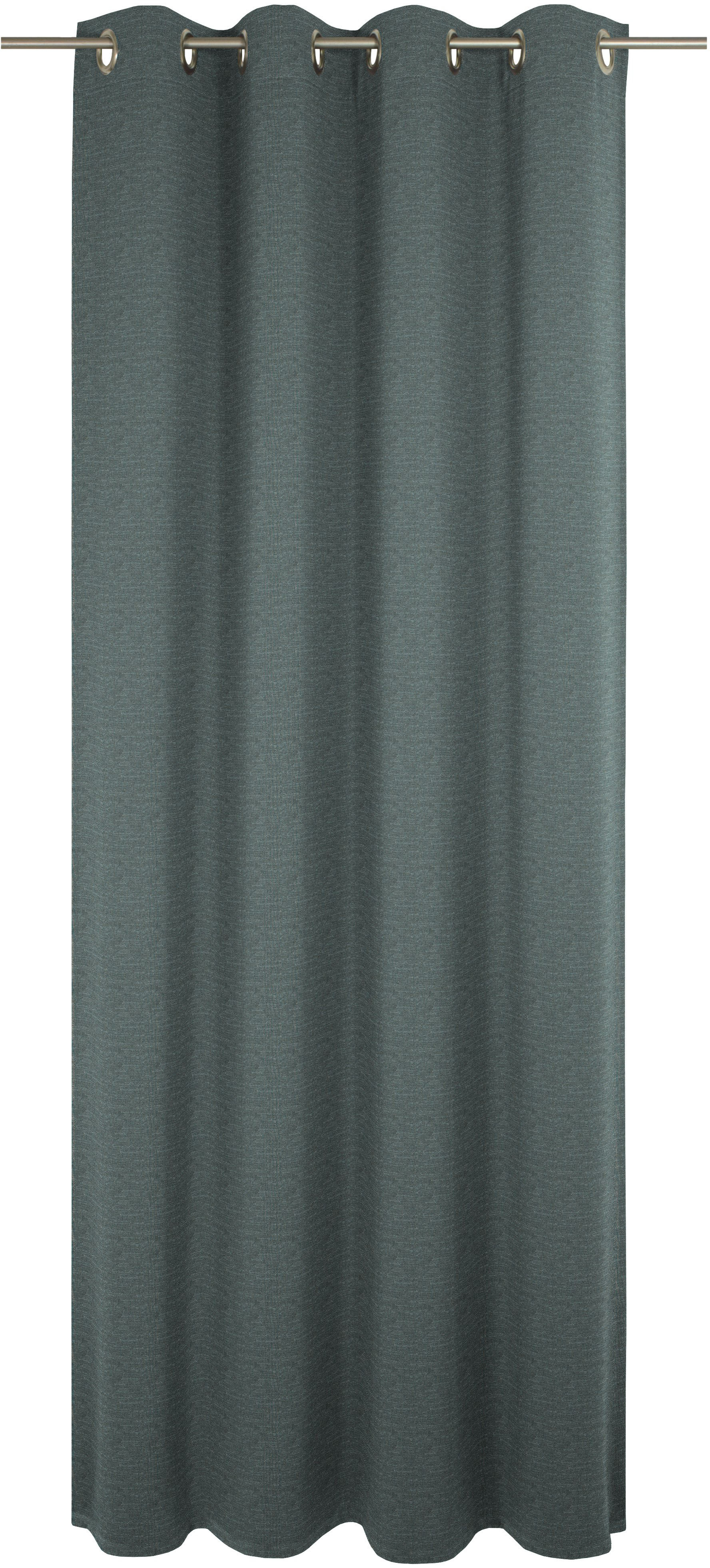 Vorhang WIRTH "Torbole", blau (petrol), B:132cm H:185cm, Baumwolle, Polyester, Gardinen, nach Maß Image