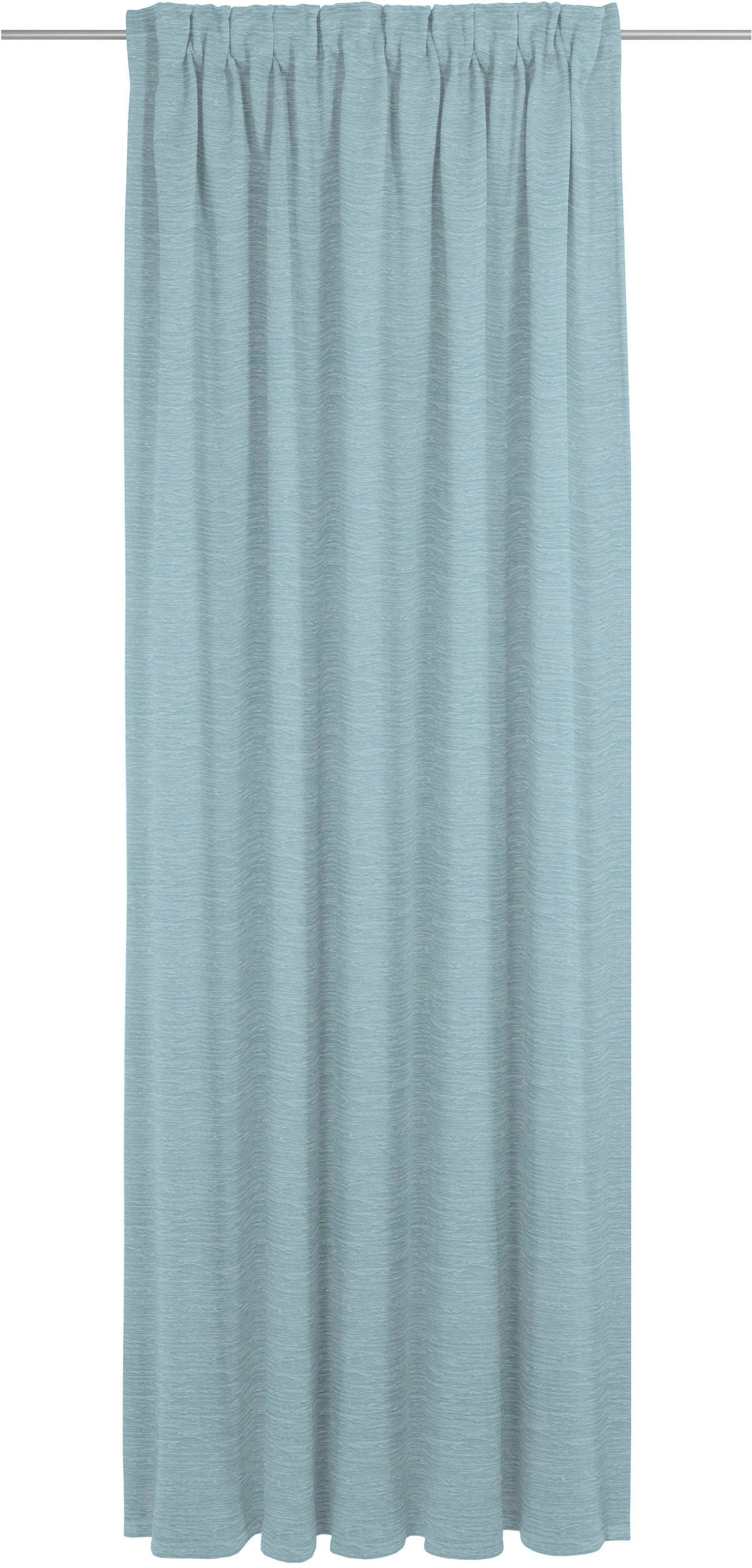 Vorhang WIRTH "Trondheim B", blau (hellblau), B:132cm H:195cm, Polyacryl, Gardinen, nach Maß Image