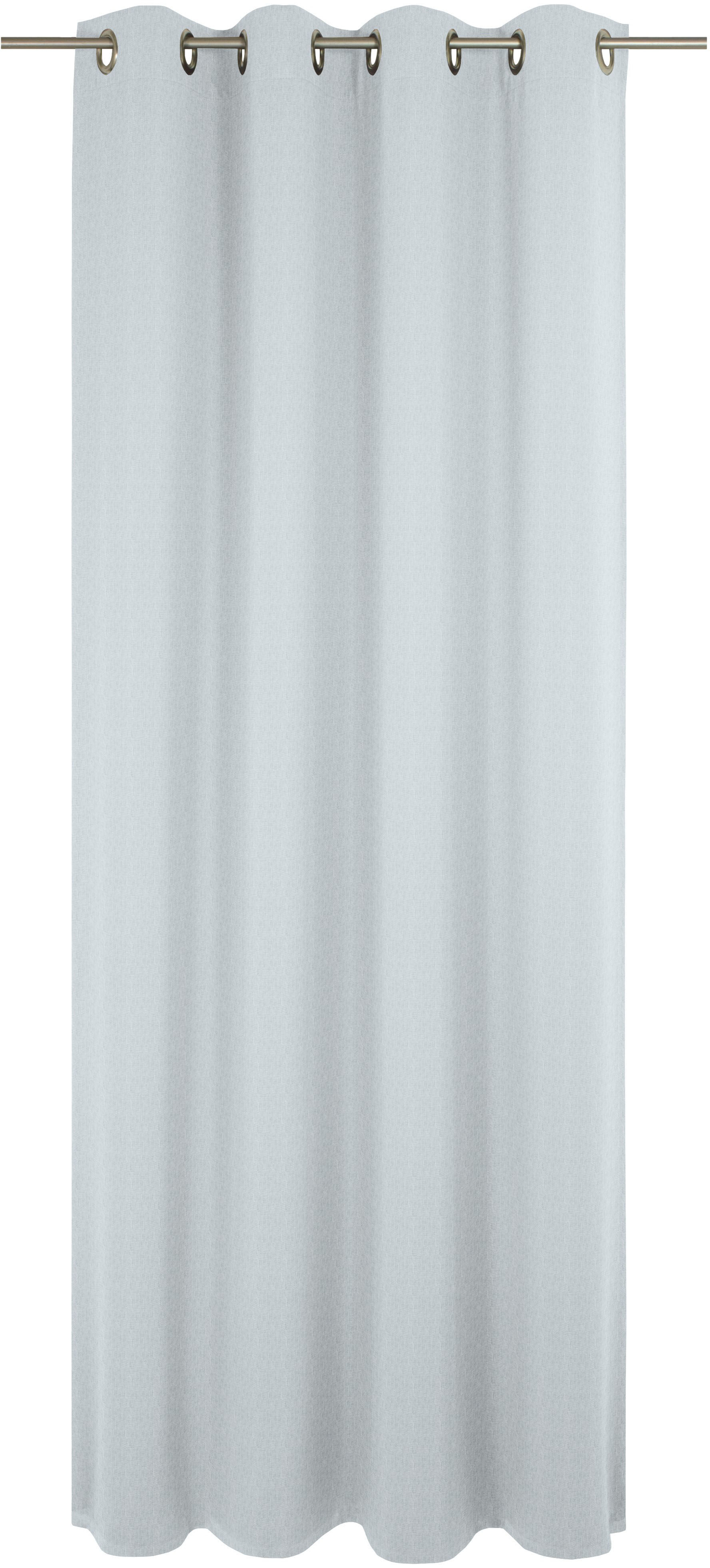 Vorhang WIRTH "Sunday", blau, B:142cm H:225cm, Baumwolle, Polyester, Gardinen, nach Maß Image