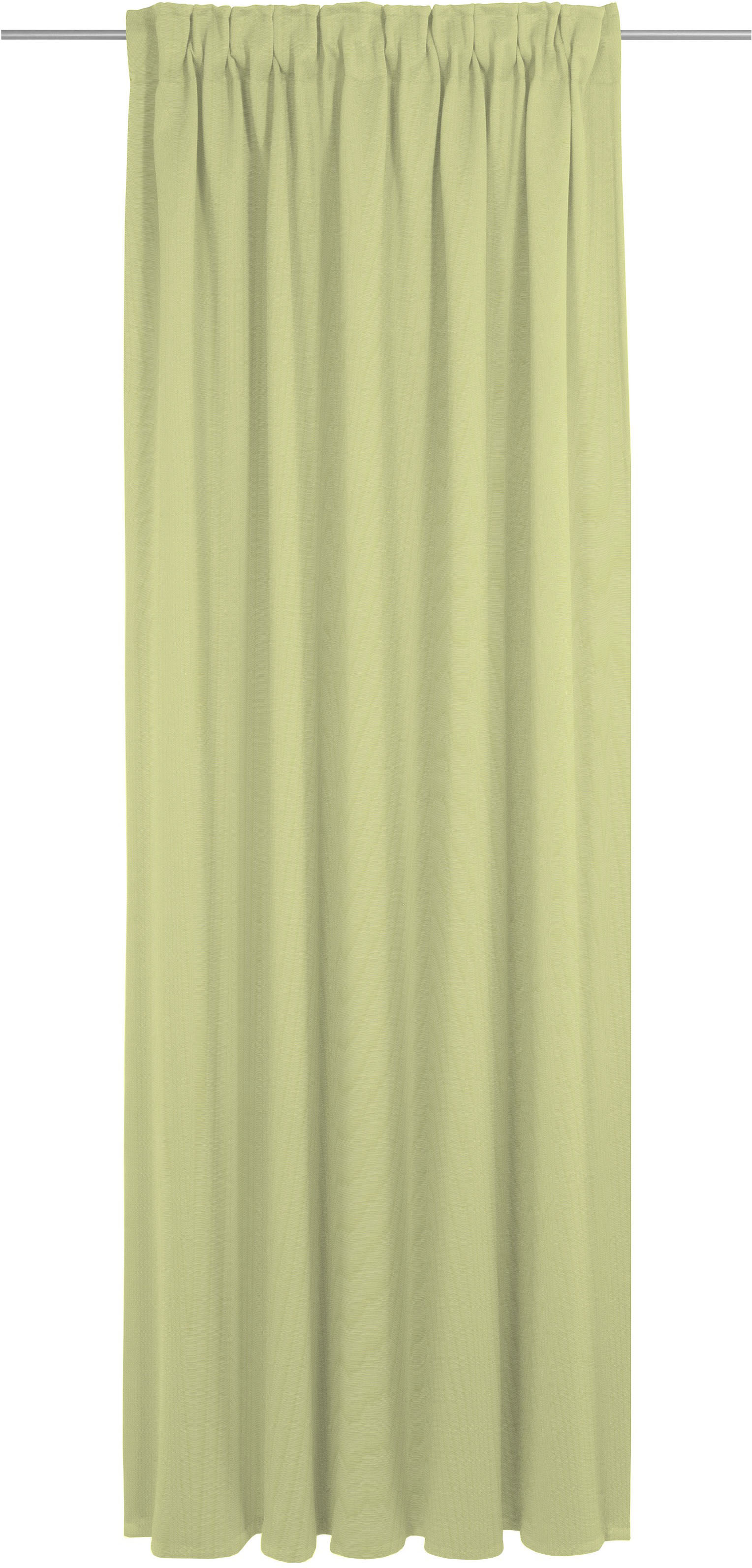 Vorhang ADAM "Uni Collection light", grün, B:142cm H:195cm, Baumwolle (Bio-Baumwolle), Gardinen, aus 100% Bio-Baumwolle Image