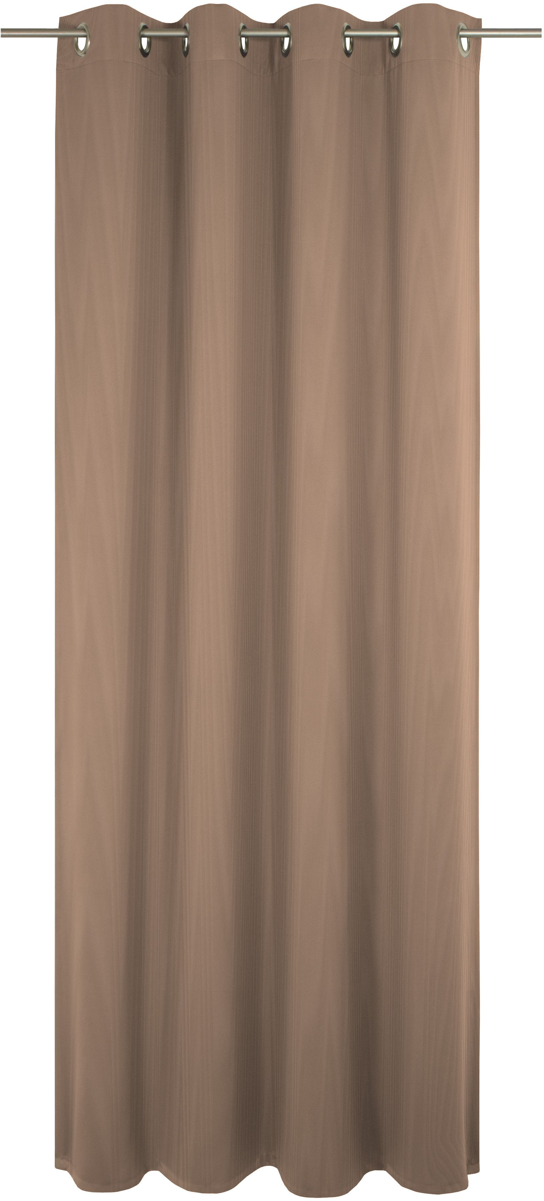 Vorhang ADAM "Uni Collection", braun, B:142cm H:395cm, Baumwolle (Bio-Baumwolle), Gardinen, Blickdichter aus 100% Bio-Baumwolle Image