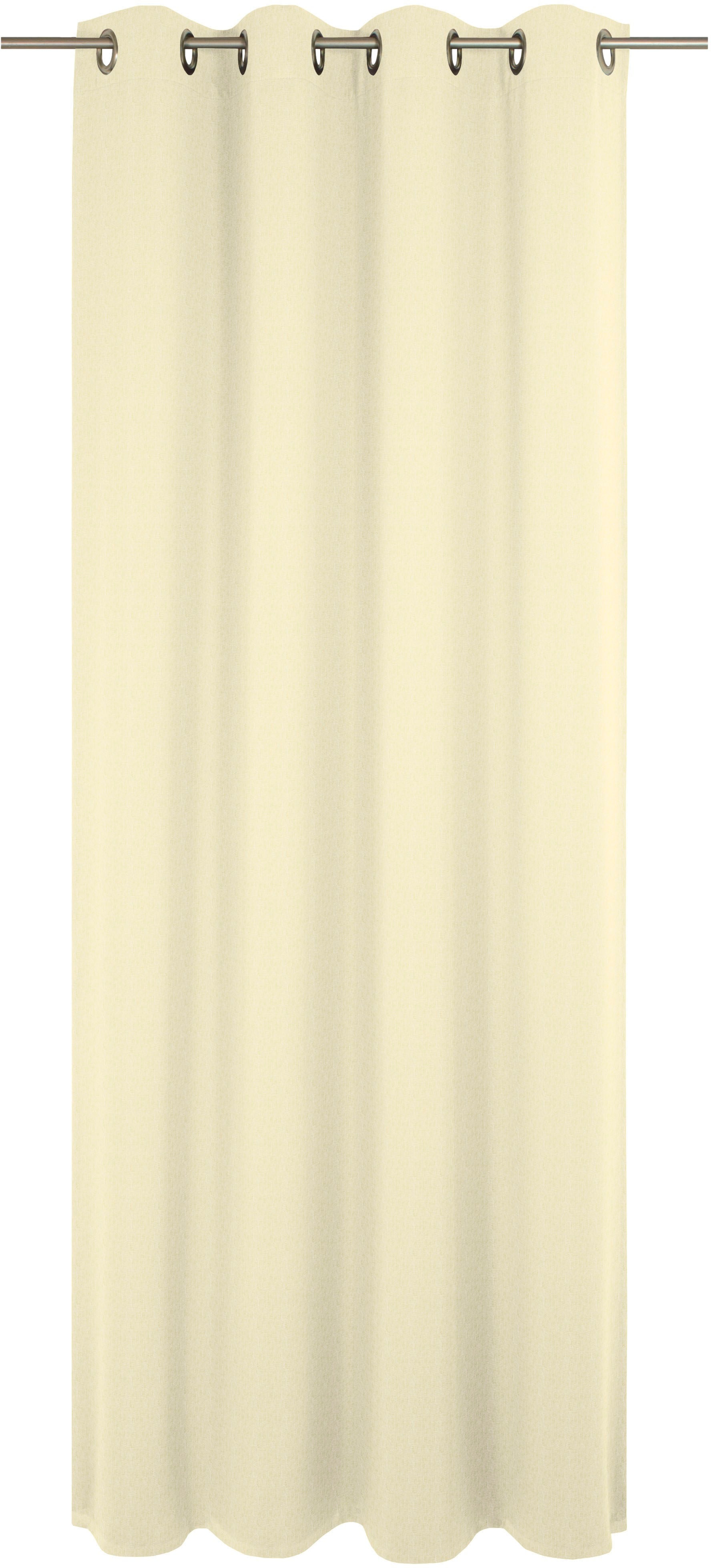 Vorhang WIRTH "Sunday", beige (creme), B:142cm H:345cm, Baumwolle, Polyester, Gardinen, nach Maß Image