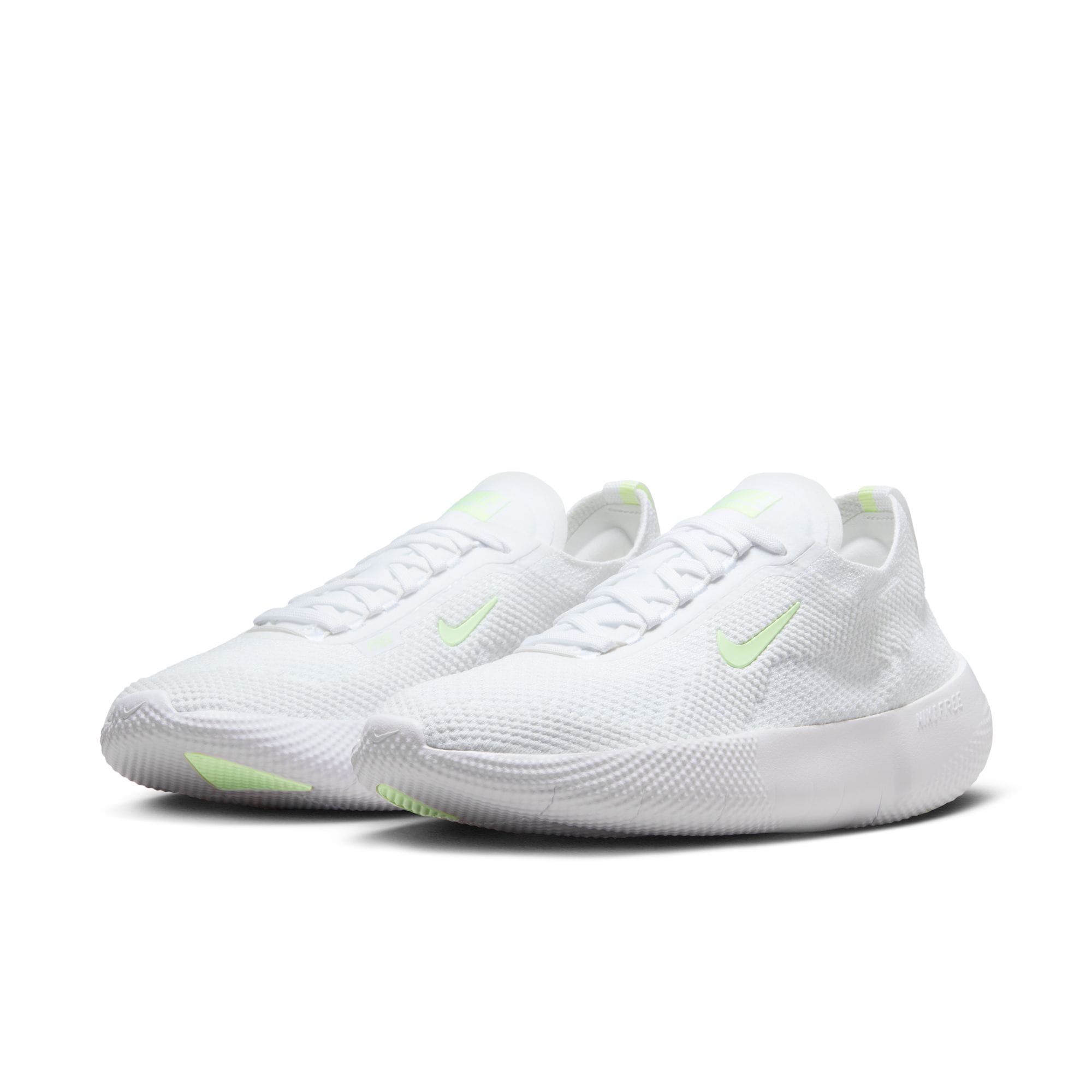 Trainingsschuh NIKE "W FREE 2025", Damen, Gr. 38,5, weiß, barely volt, platinum tint, Textil, Schuhe