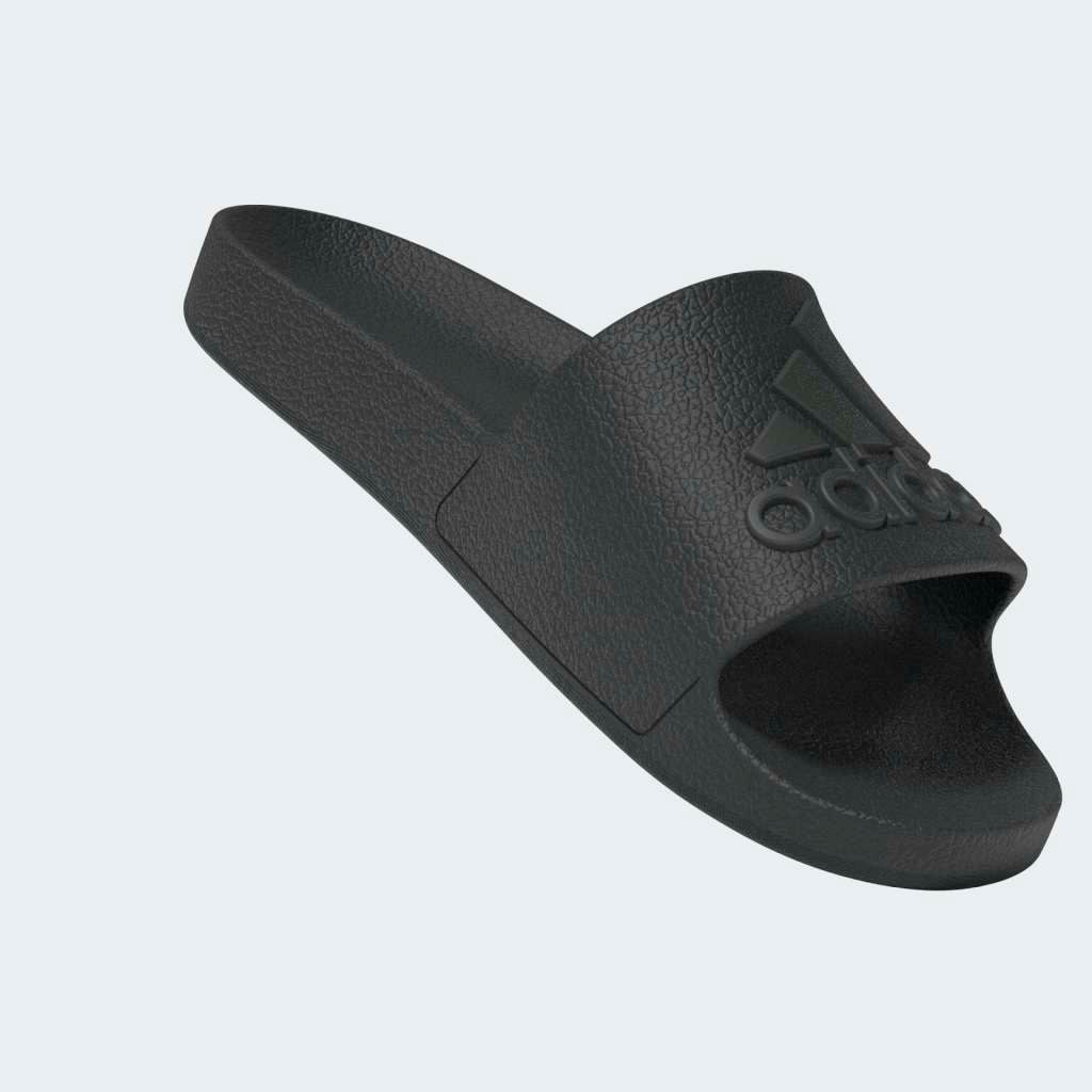 Badesandale ADIDAS SPORTSWEAR "ADILETTE AQUA", Herren, Gr. 37, schwarz (core schwarz, core schwarz, core schwarz), Synthetik, Schuhe