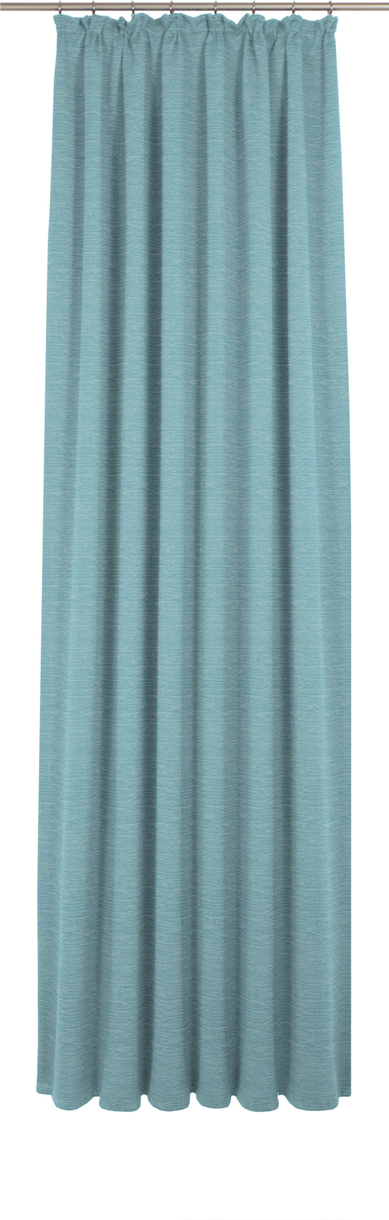 Vorhang WIRTH "Trondheim B", blau (hellblau), B:132cm H:375cm, Polyacryl, Gardinen, nach Maß Image