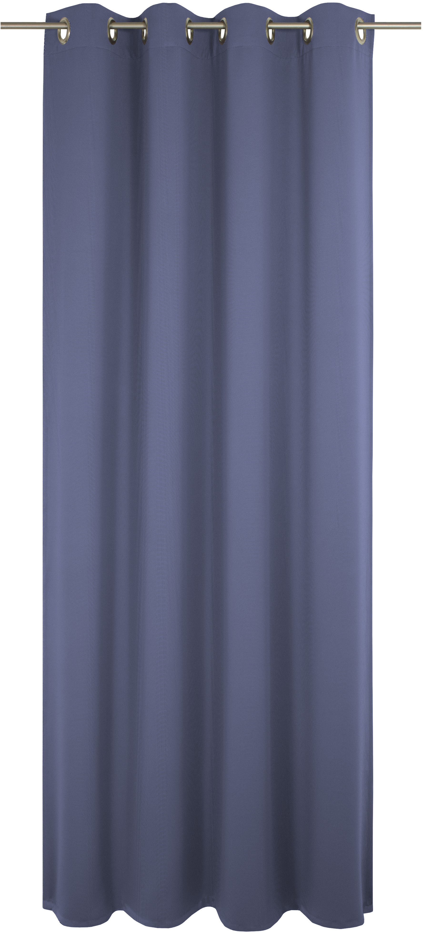 Vorhang ADAM "Uni Collection", blau (royalblau), B:142cm H:405cm, Baumwolle (Bio-Baumwolle), Gardinen, Blickdichter aus 100% Bio-Baumwolle Image